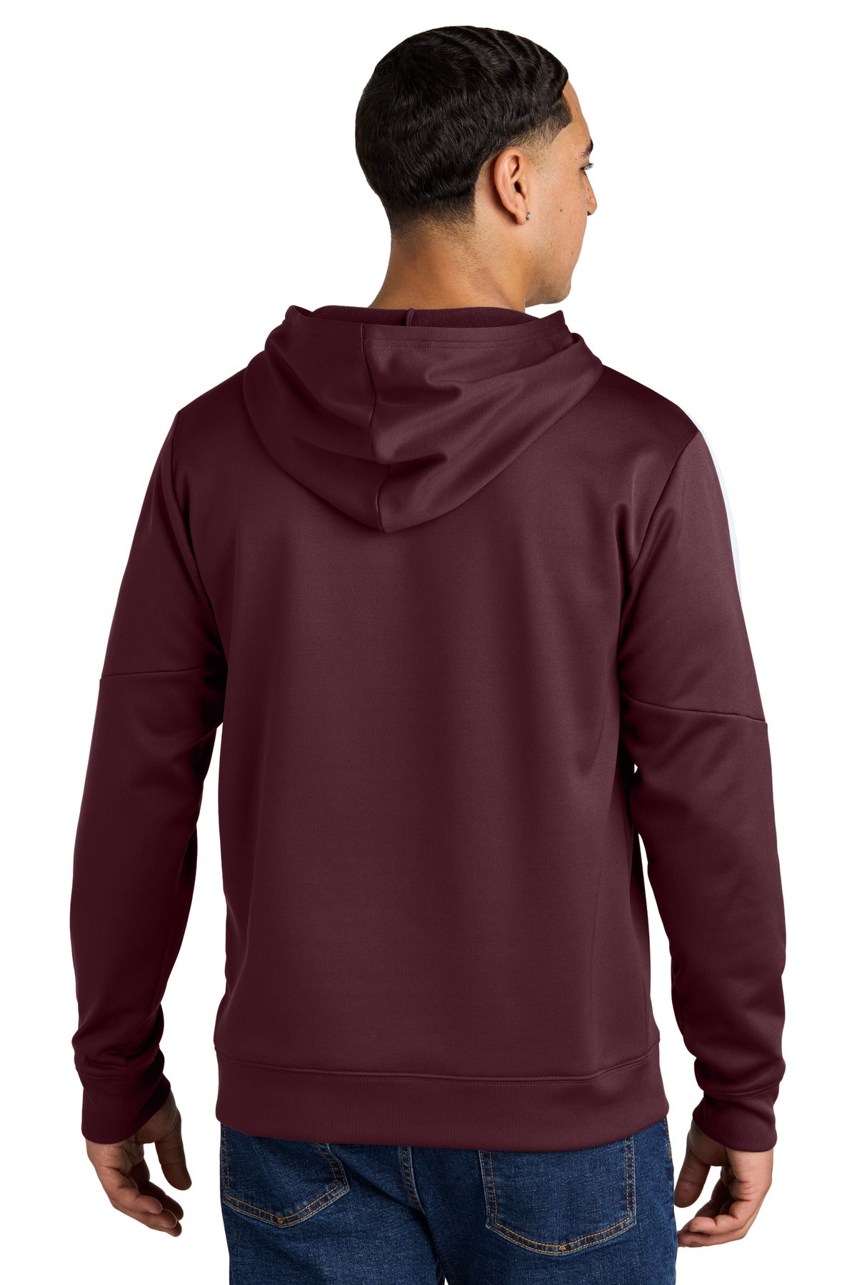 Mar/White Sport-Tek Sport-Wick Fleece United Pullover Hoodie ST255