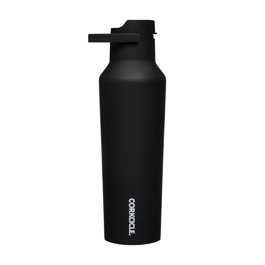 Matte Black CORKCICLE® Sport Canteen - 20 Oz. plain