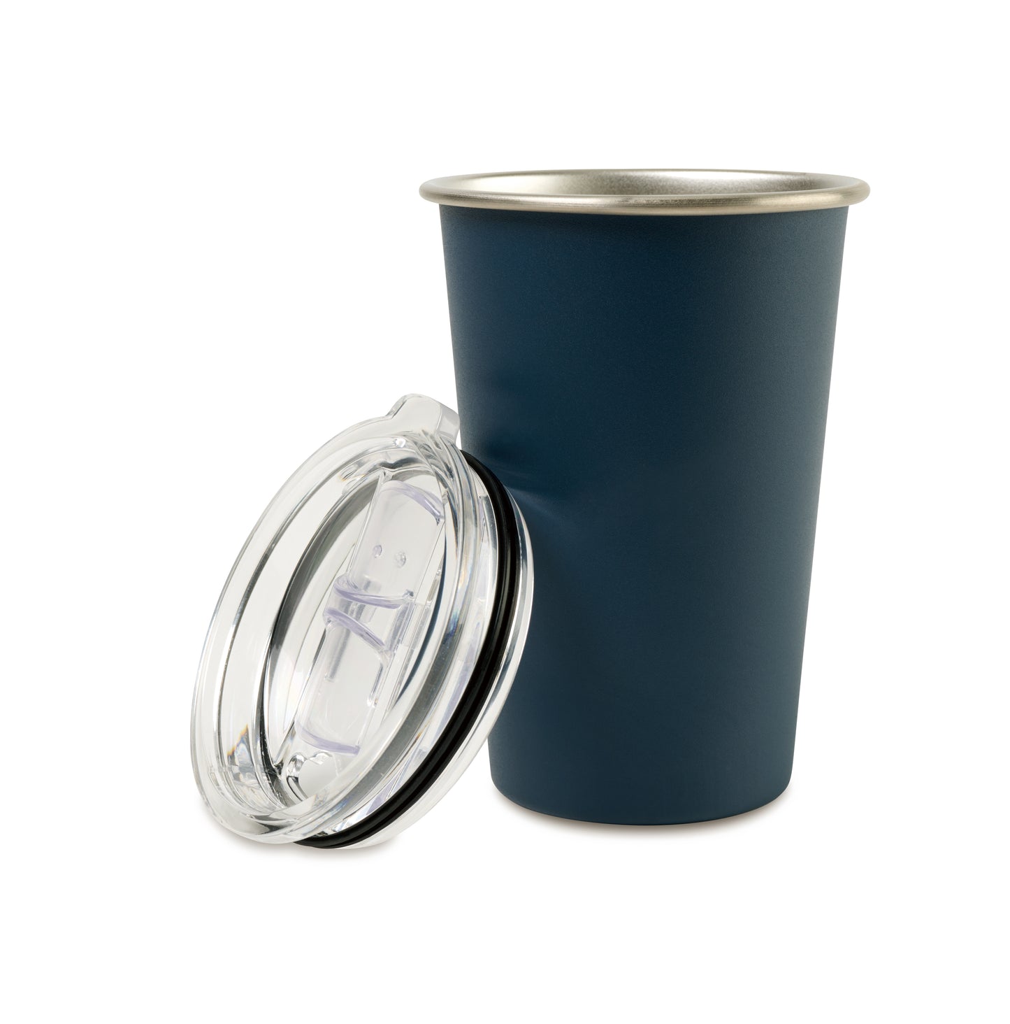 Matte Navy Arlo Classics Stainless Steel Travel Tumbler - 14 Oz. plain