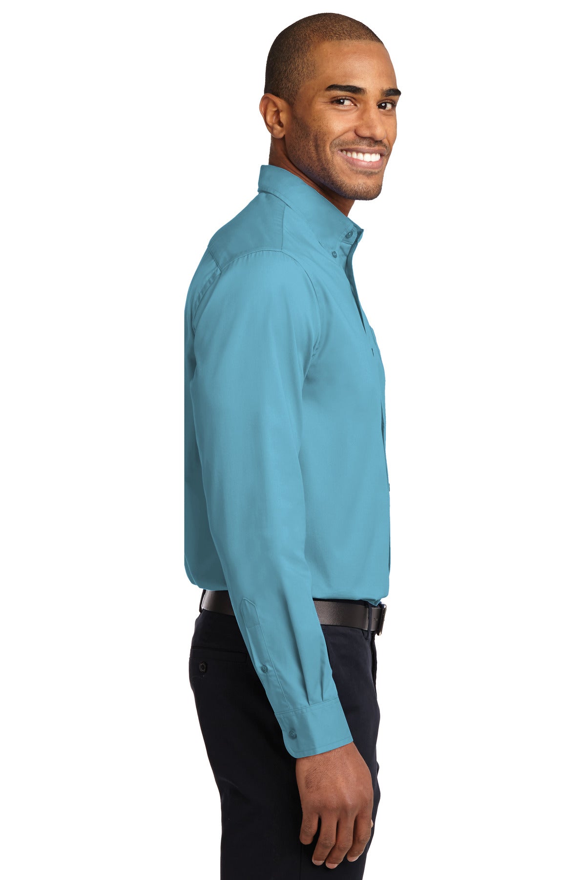 Maui Blue Port Authority Extended Size Long Sleeve Easy Care Shirt S608ES