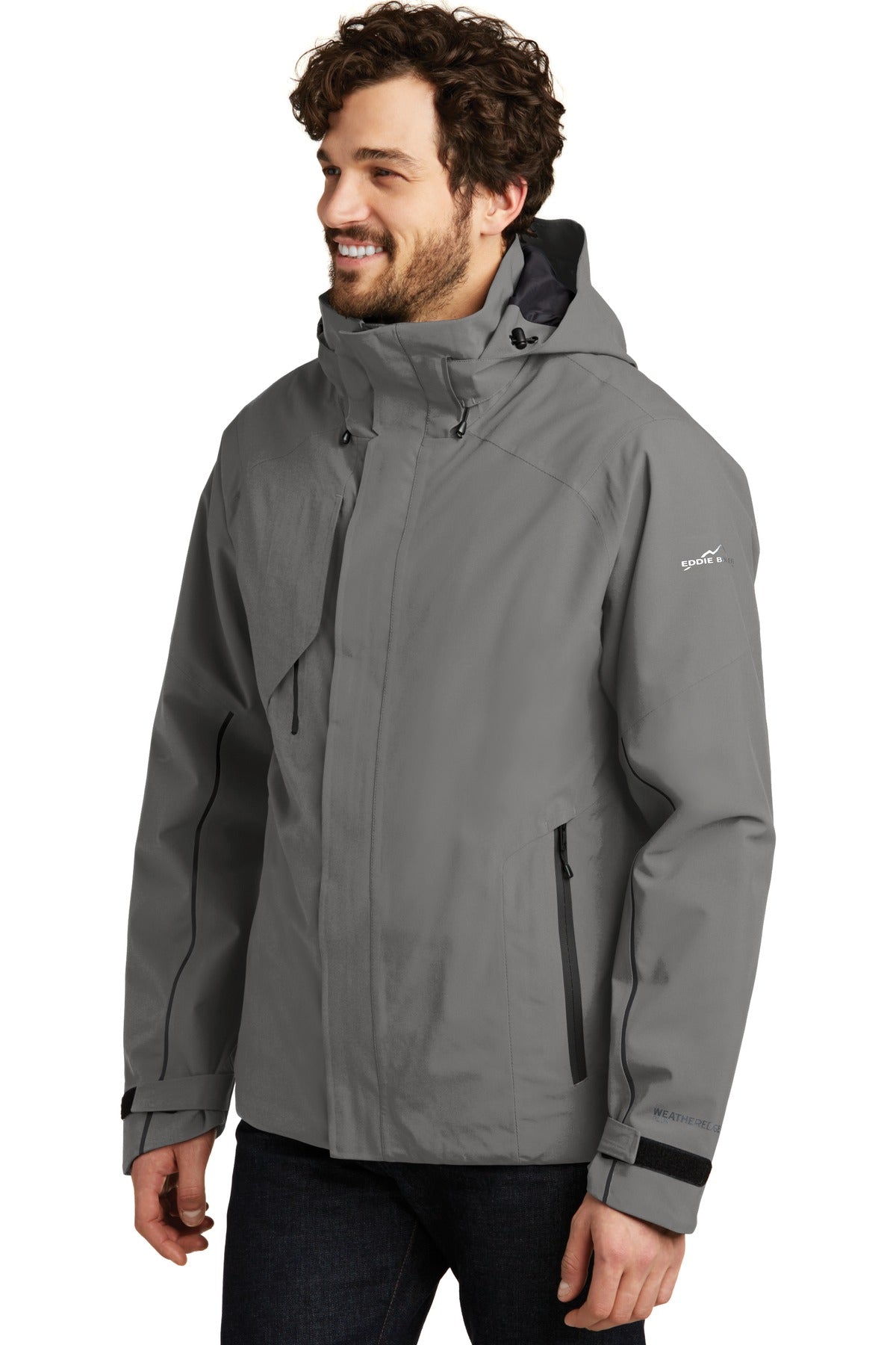 Metal Grey Eddie Bauer WeatherEdge Plus Insulated Jacket. EB554