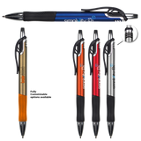Blue Metallic Gripper Pen