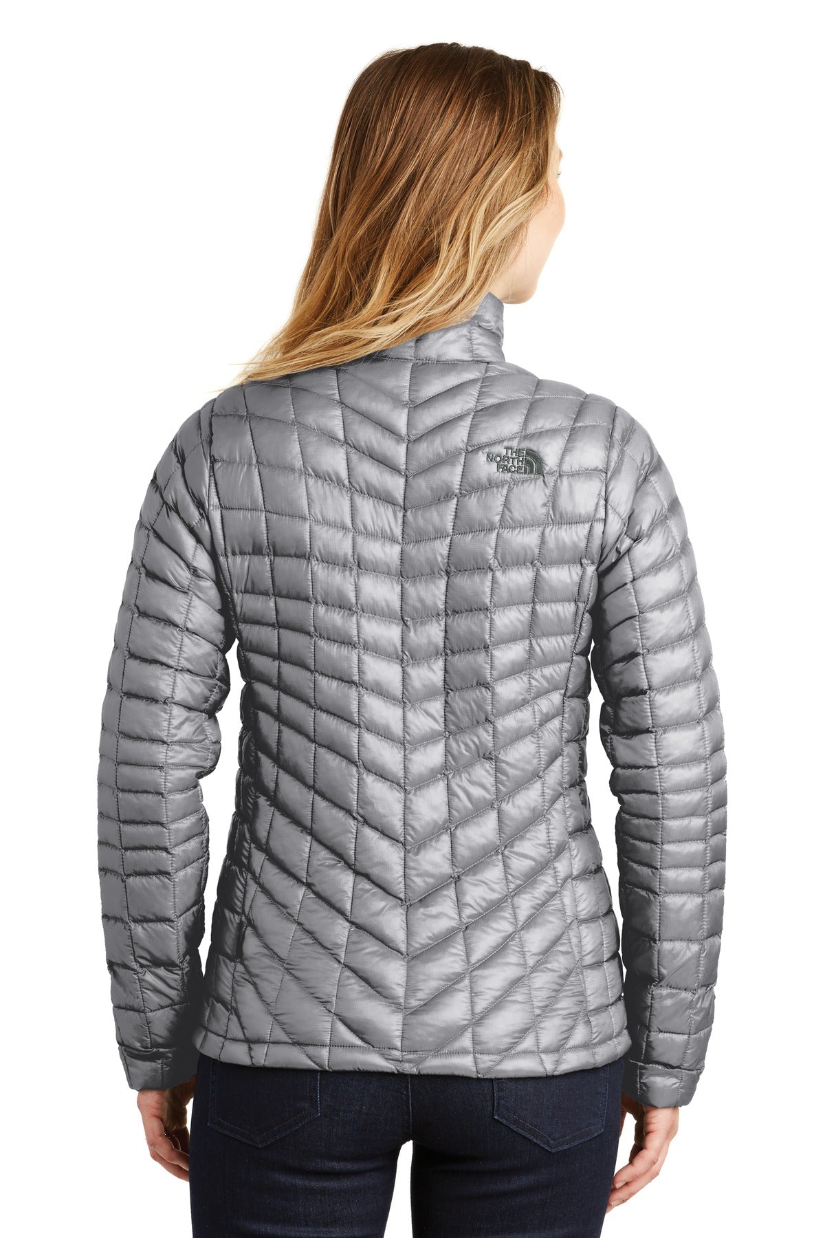 Mid Grey The North Face Women's ThermoBall Trekker Jacket. NF0A3LHK