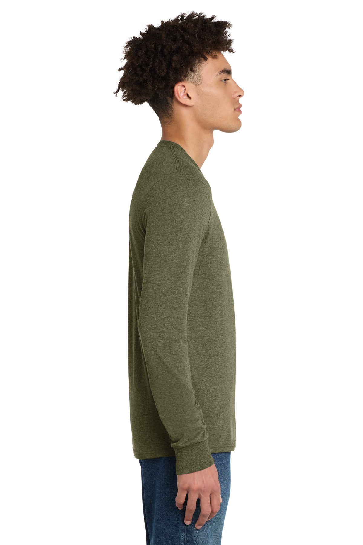 MilGrnFst District Perfect Tri Long Sleeve Tee . DM132