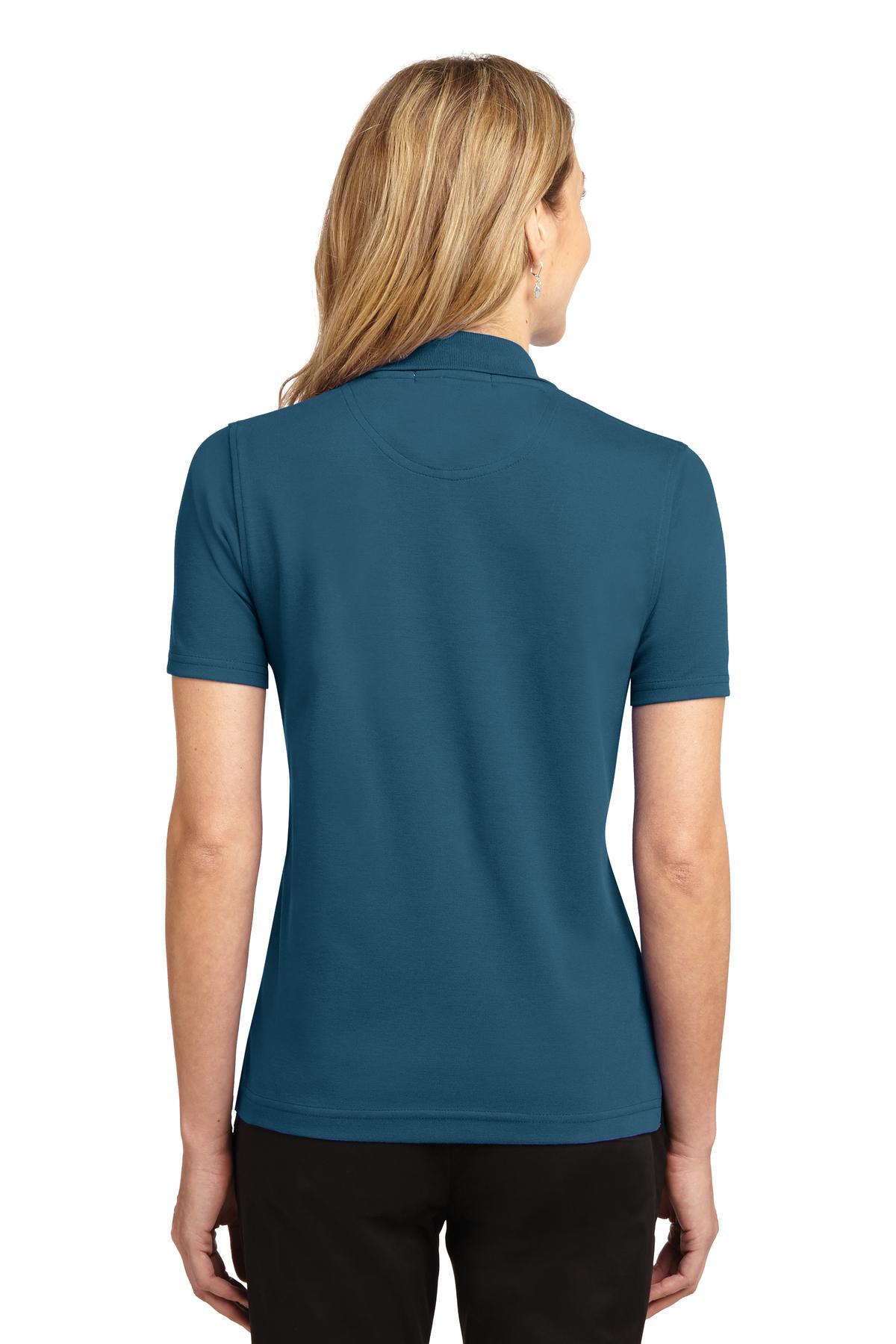 Moroccan Blue Port Authority Women's Rapid Dry Polo. L455