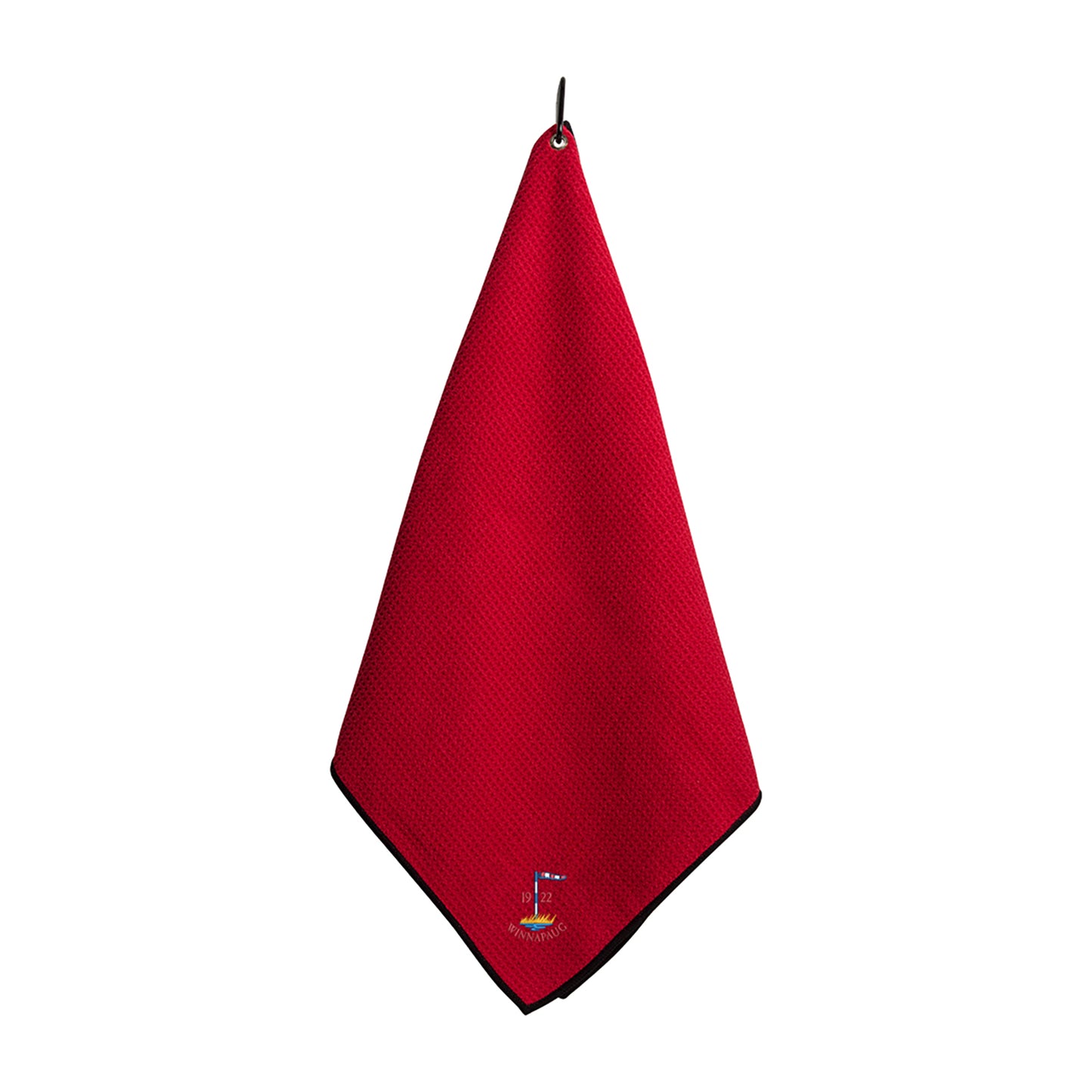 Red/Black Ahead Microfiber Golf Towel