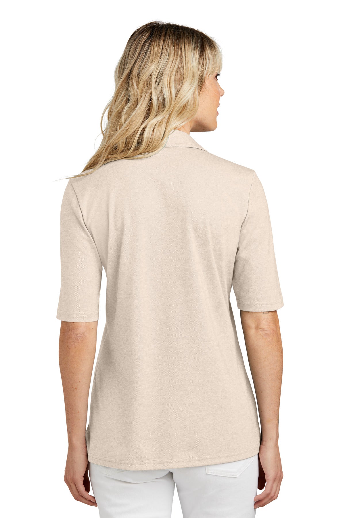 NaturalHtr TravisMathew Women's Sunsetters Polo TM1LD004