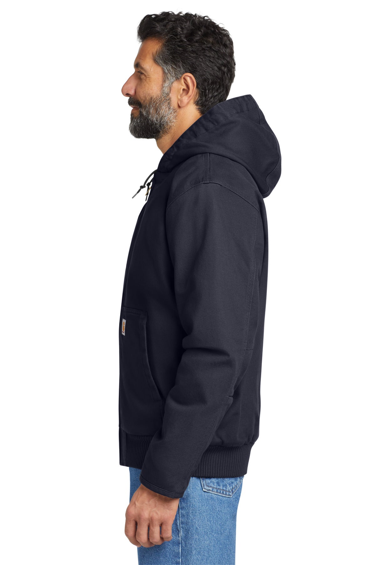 Navy Carhartt Washed Duck Active Jac. CT104050