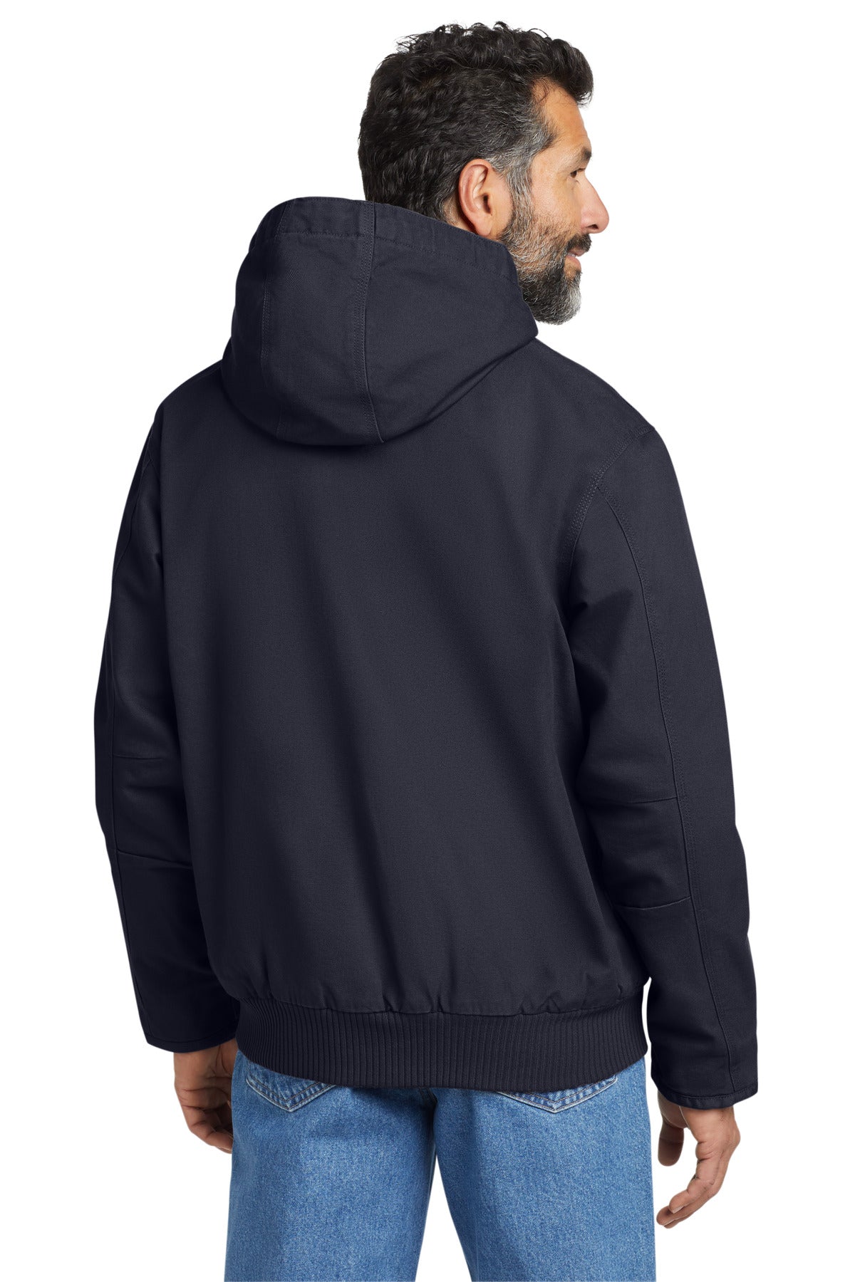 Navy Carhartt Washed Duck Active Jac. CT104050