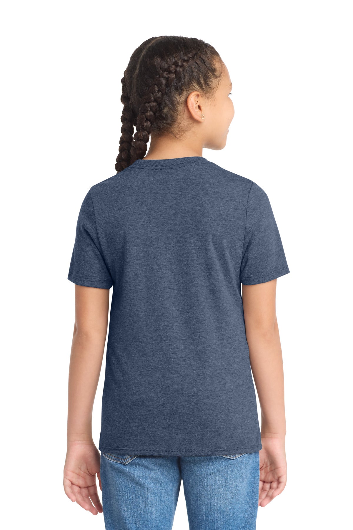 Navy Frost District Youth Perfect Tri Tee. DT130Y