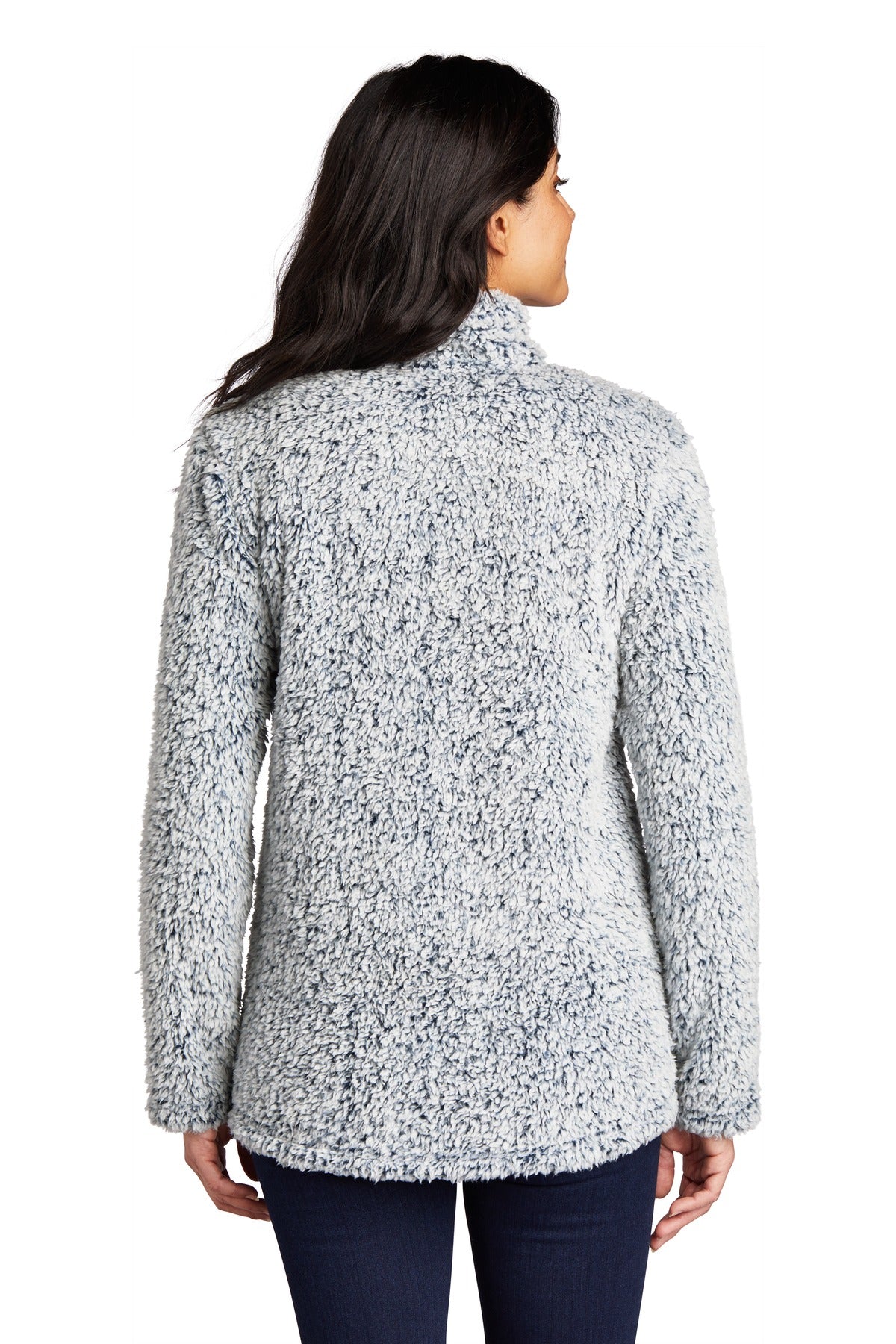 Navy Hthr Port Authority Women's Cozy 1/4-Zip Fleece L130