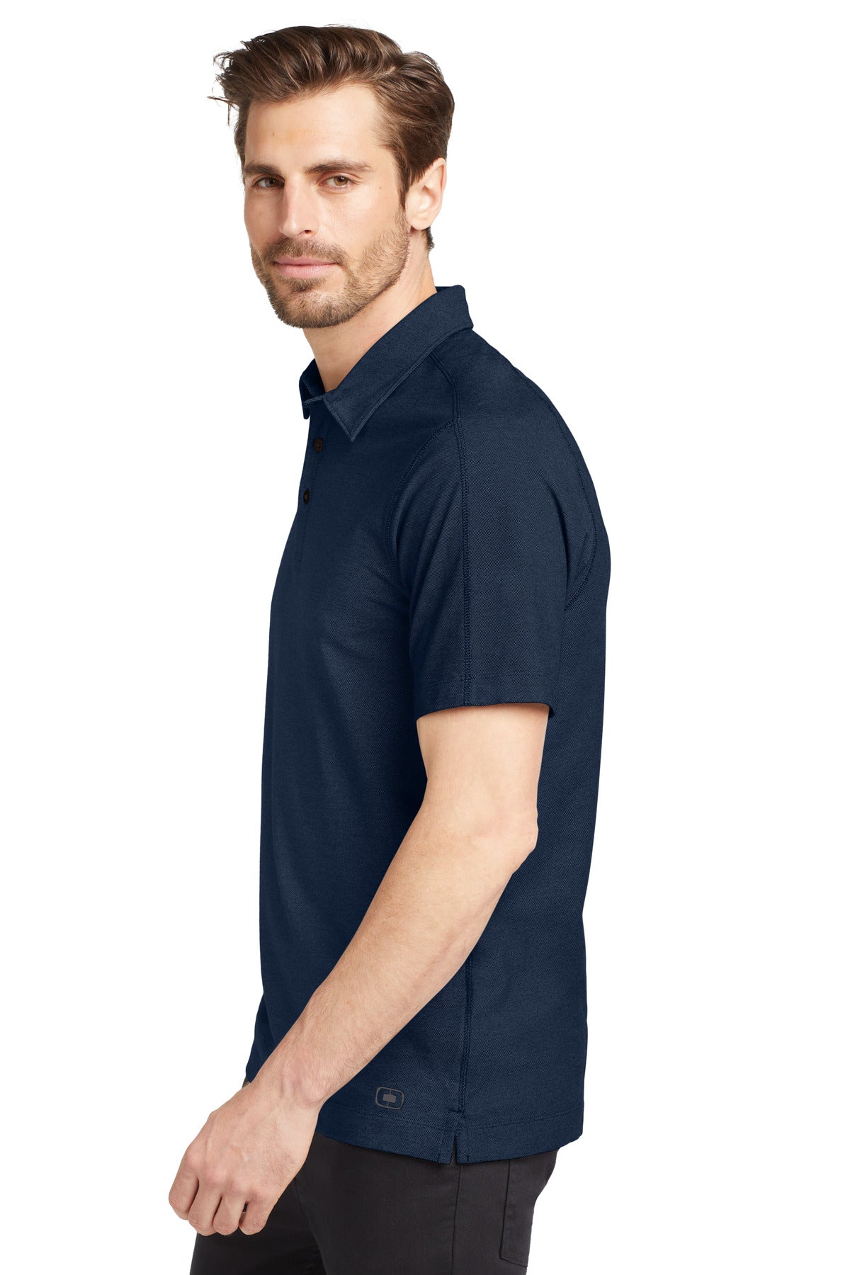 Navy OGIO Onyx Polo. OG126