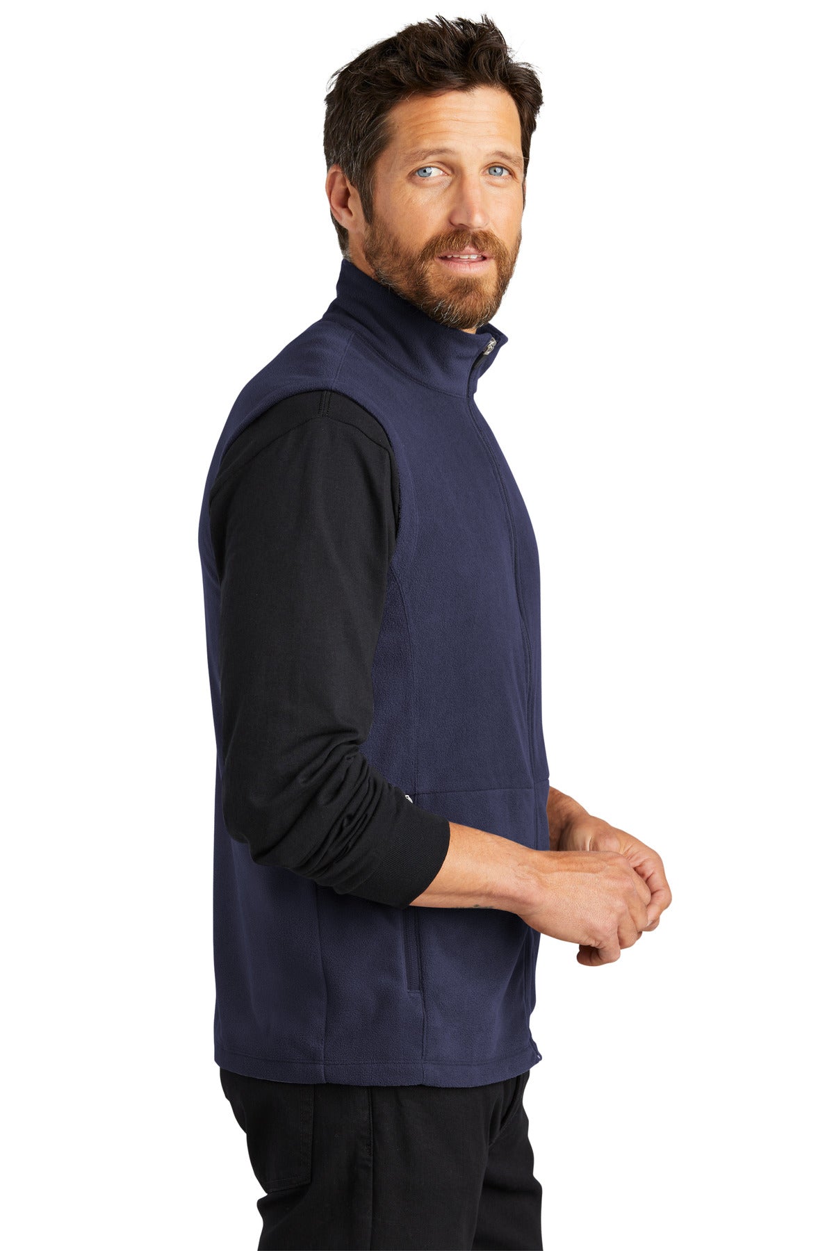 Navy Port Authority Accord Microfleece Vest F152