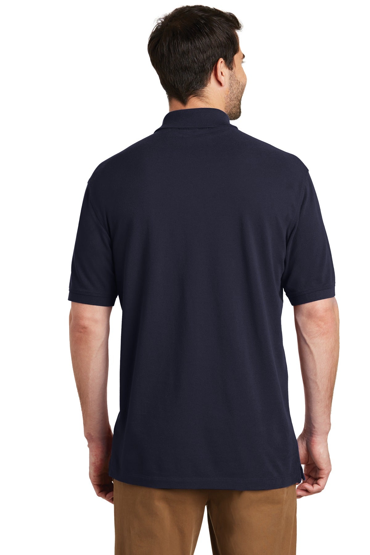 Navy Port Authority EZCotton Polo. K8000