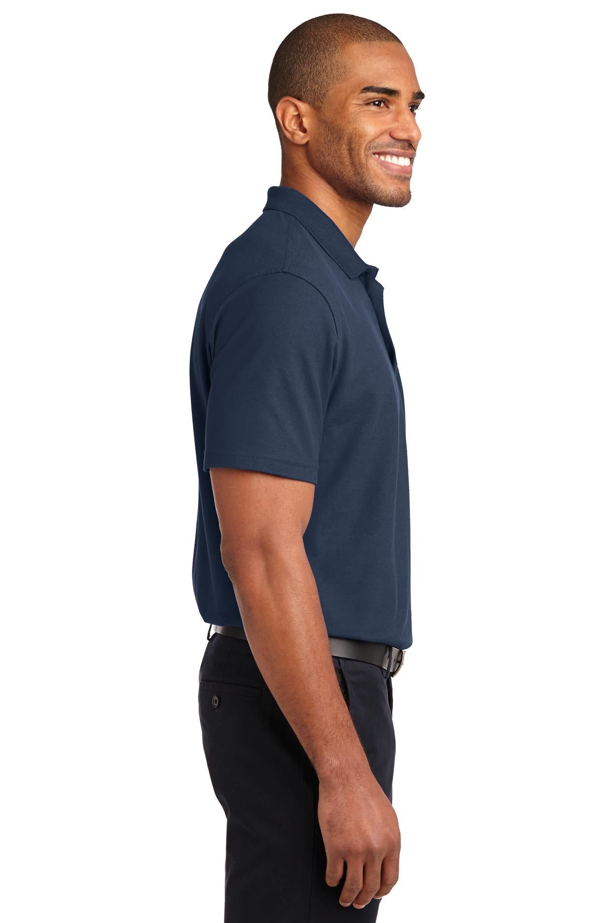Navy Port Authority Stain-Release Polo. K510