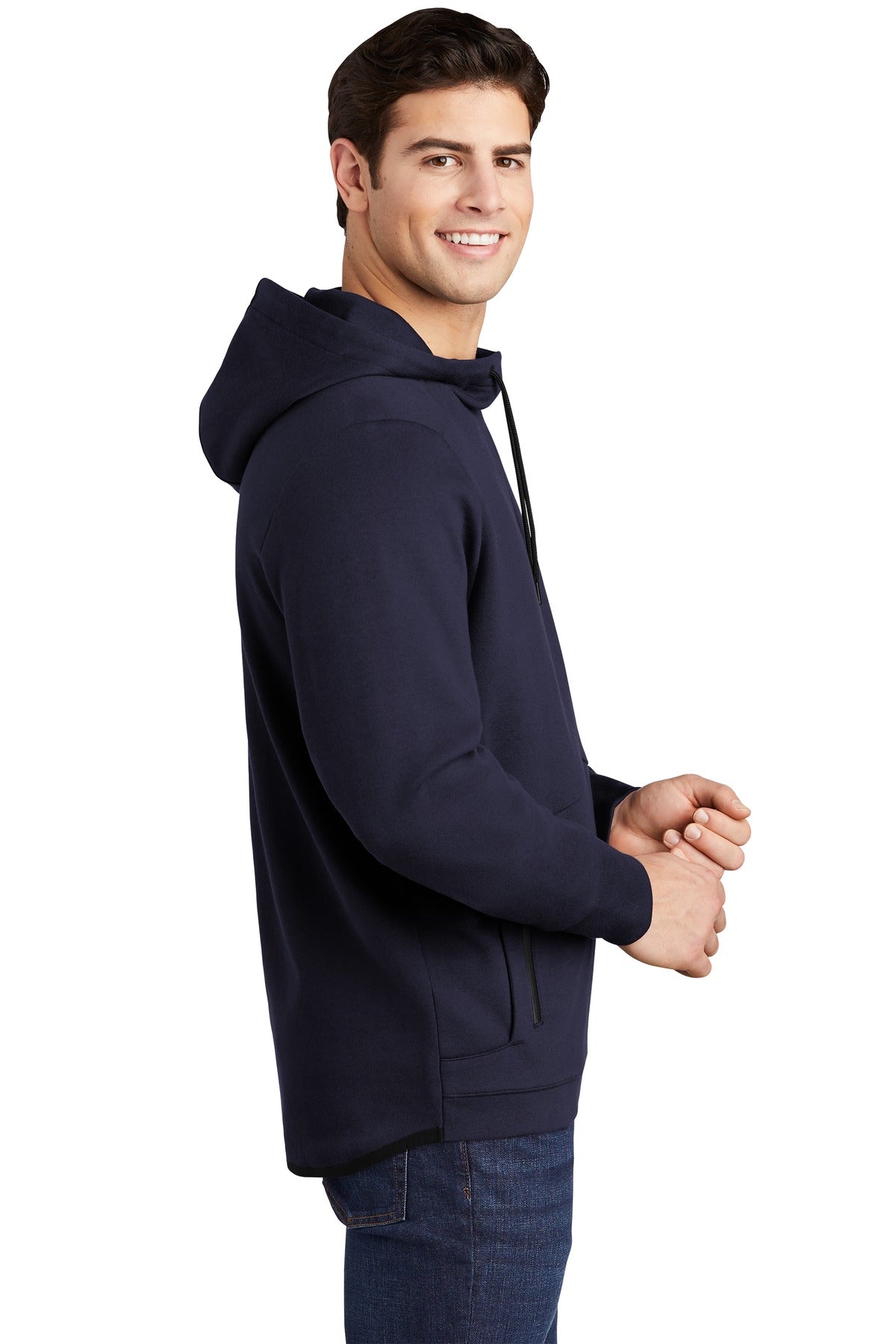 Navy Sport-Tek Triumph Hooded Pullover ST280