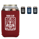 Black Neoprene Can Holder-1 Sided