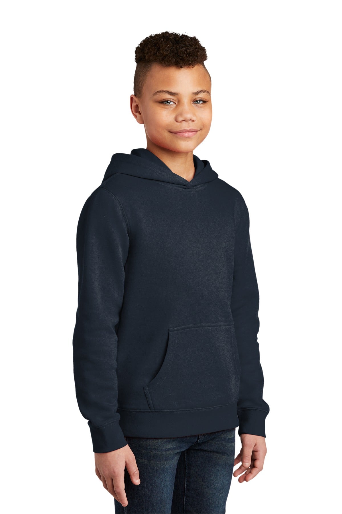 New Navy District Youth V.I.T. Fleece Hoodie DT6100Y