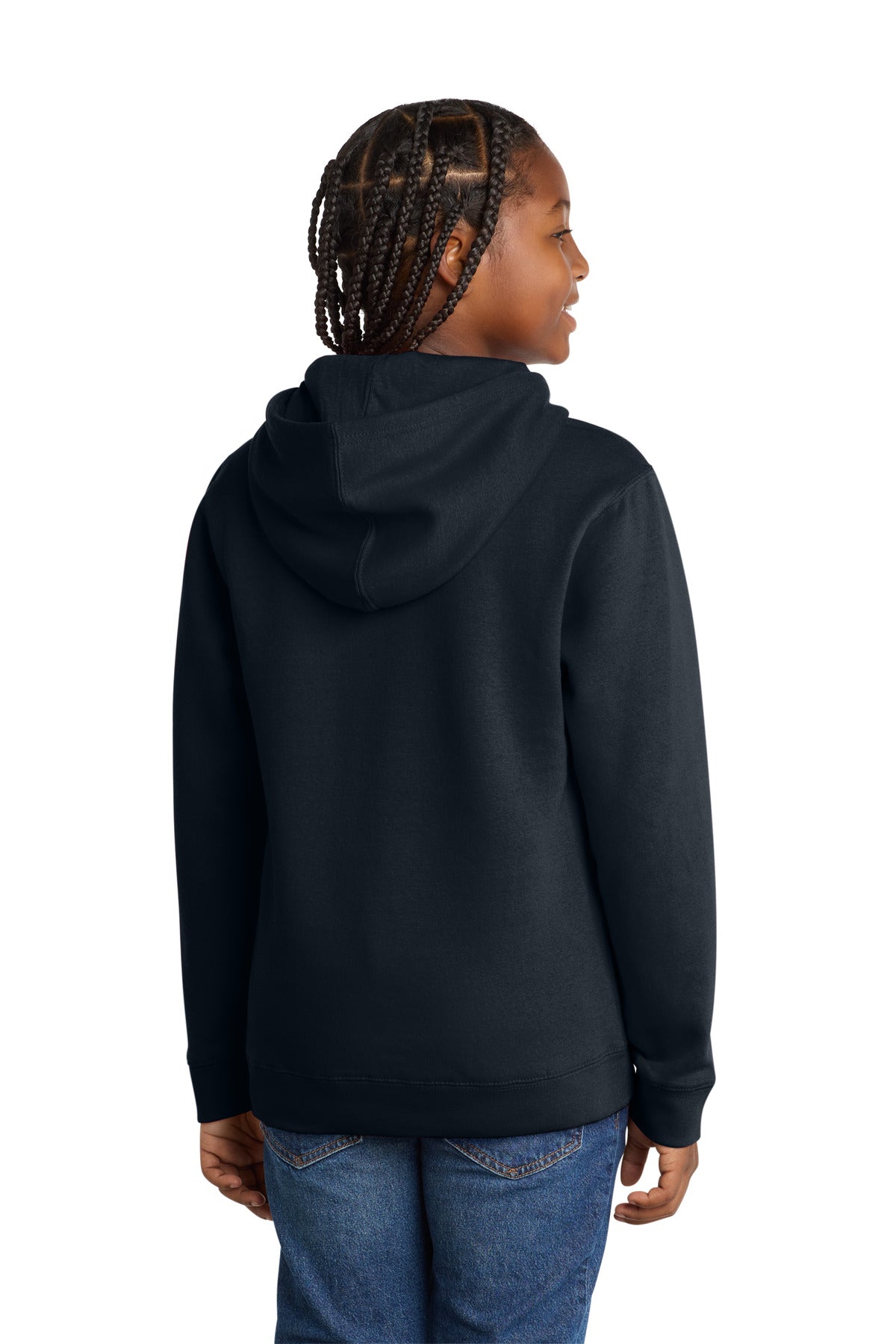 New Navy District Youth V.I.T. Fleece Hoodie DT6100Y