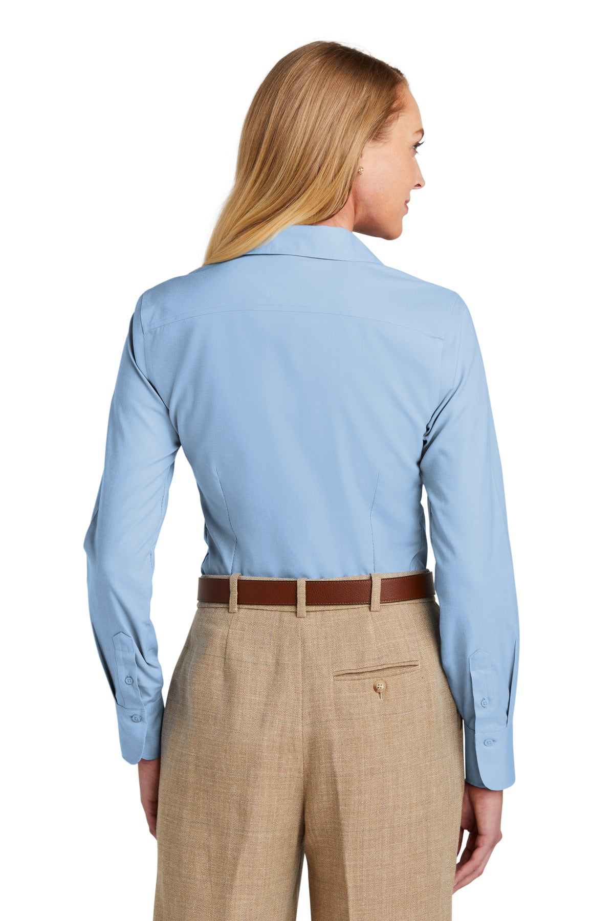 NewportBlu Brooks Brothers Women's Wrinkle-Free Stretch Nailhead Shirt BB18003