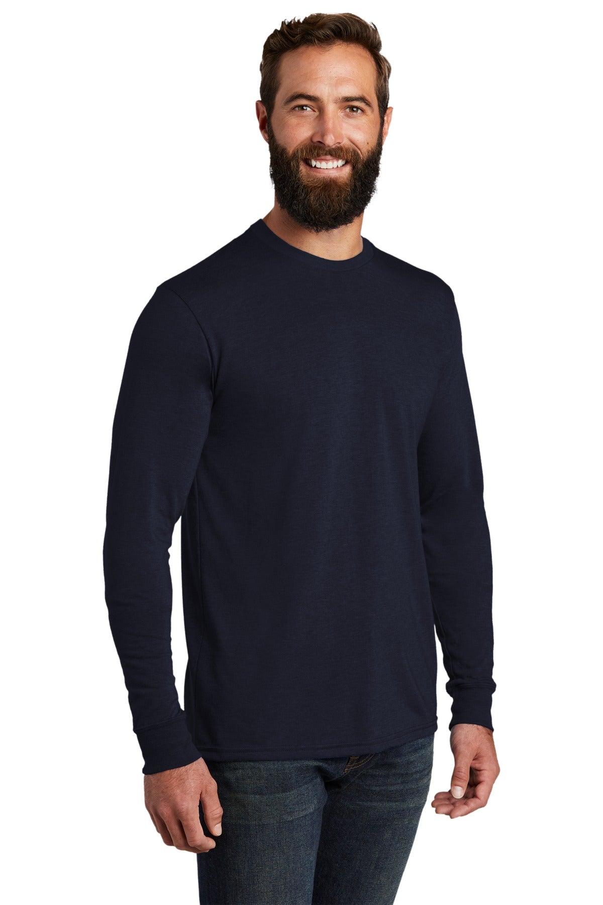 NghtSkyNvy Allmade Unisex Tri-Blend Long Sleeve Tee AL6004