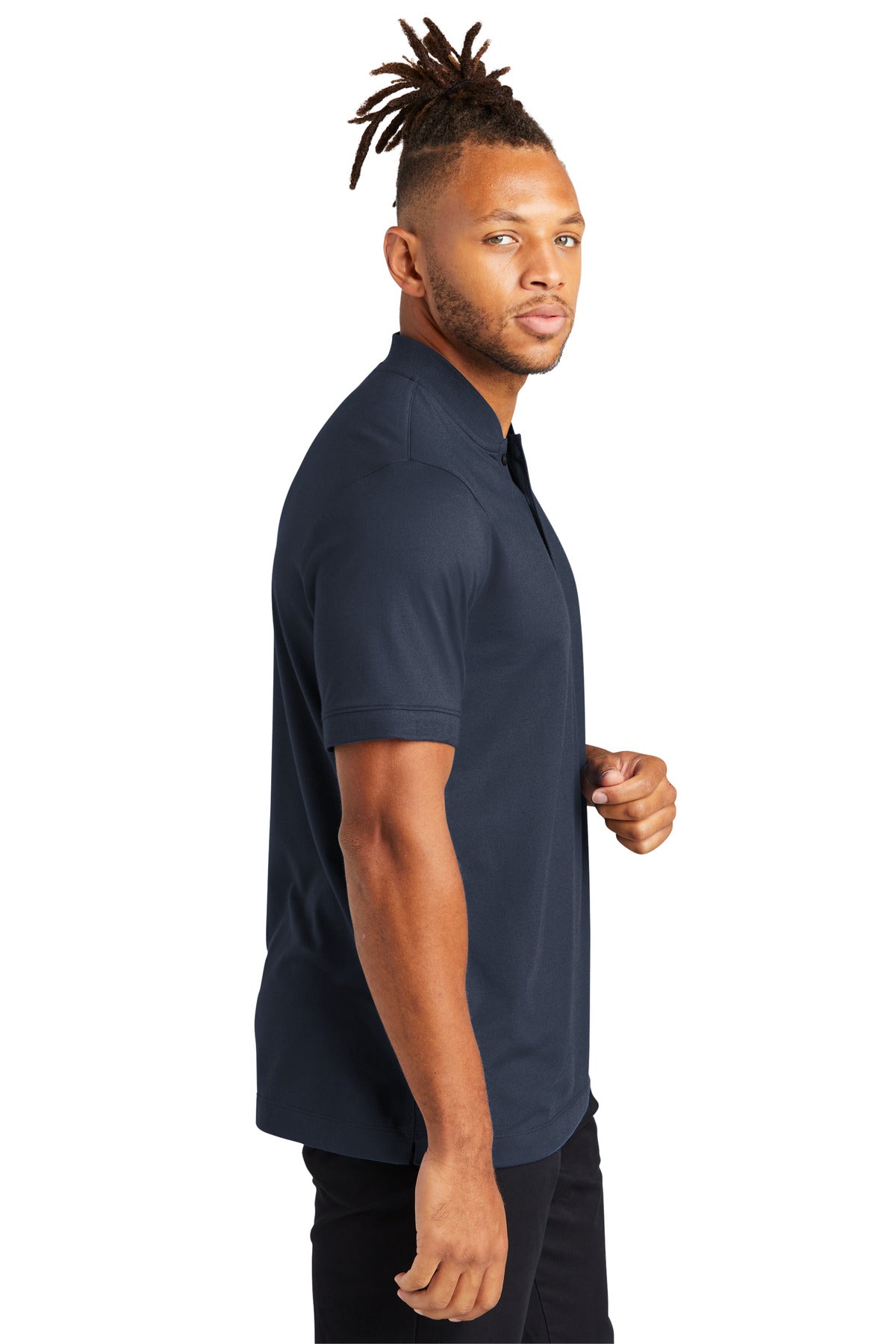 NightNavy Mercer+Mettle Stretch Pique Henley MM1008