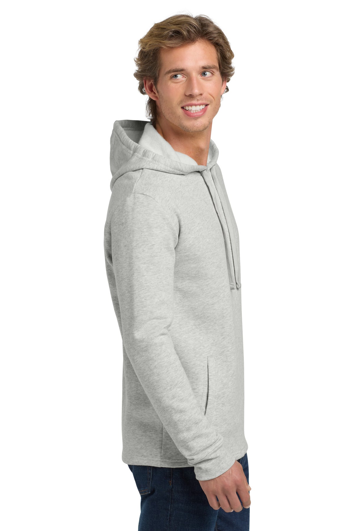 Oatmeal Next Level Apparel Adult Malibu Pullover Hoodie. NL9300