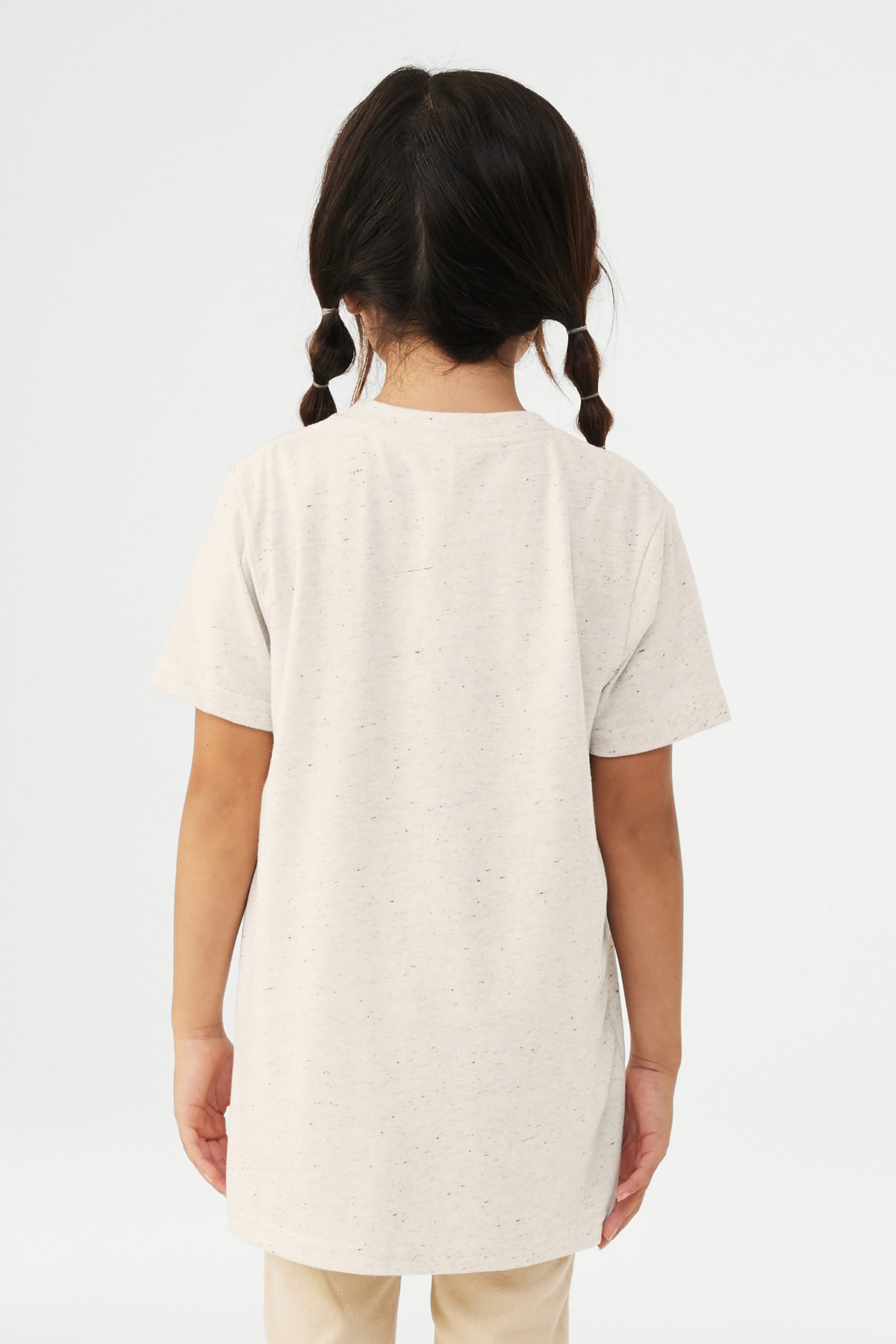 OatmealTB BELLA+CANVAS Youth Triblend Short Sleeve Tee. BC3413Y