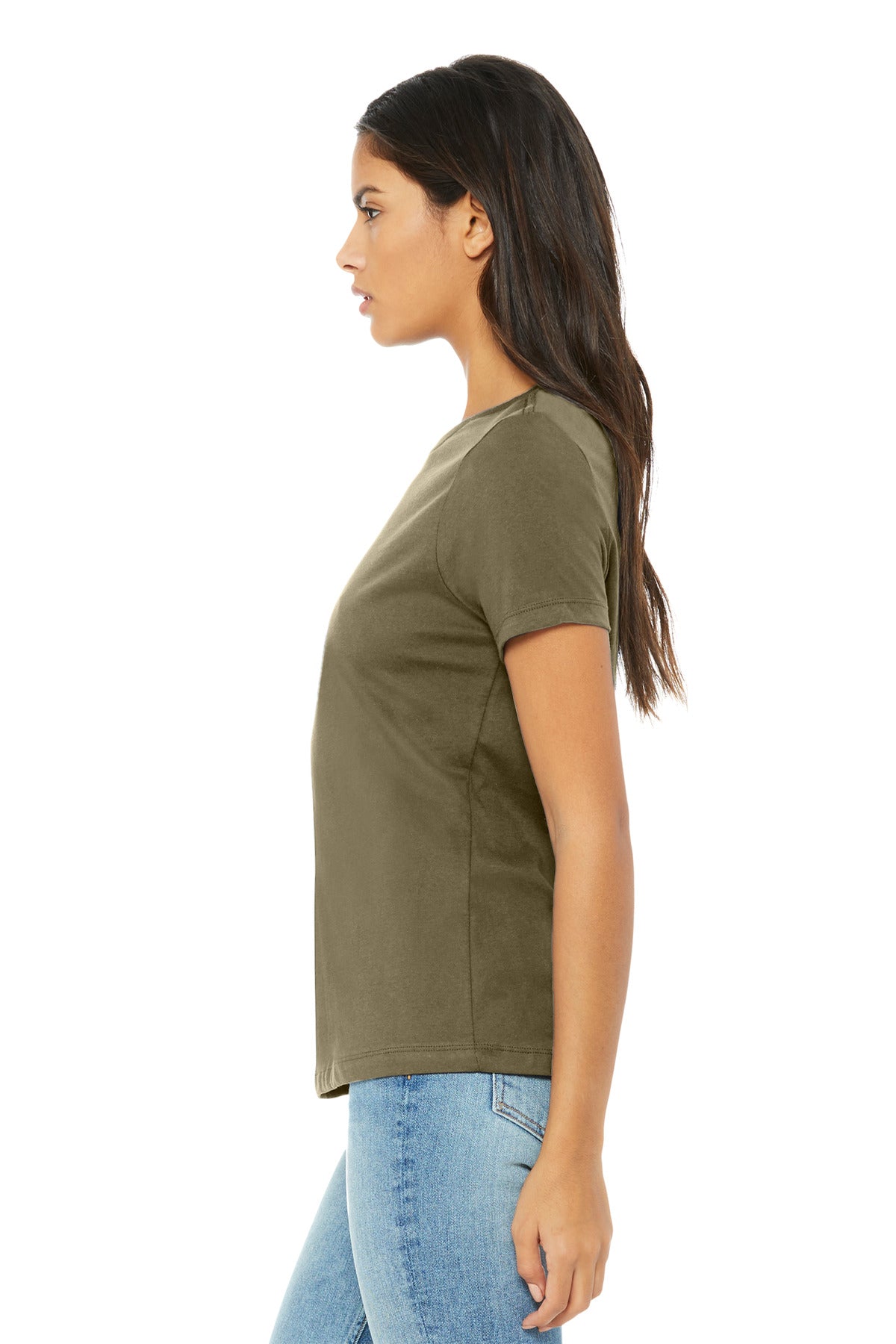 OliveTB BELLA+CANVAS Women's Relaxed Triblend Tee BC6413
