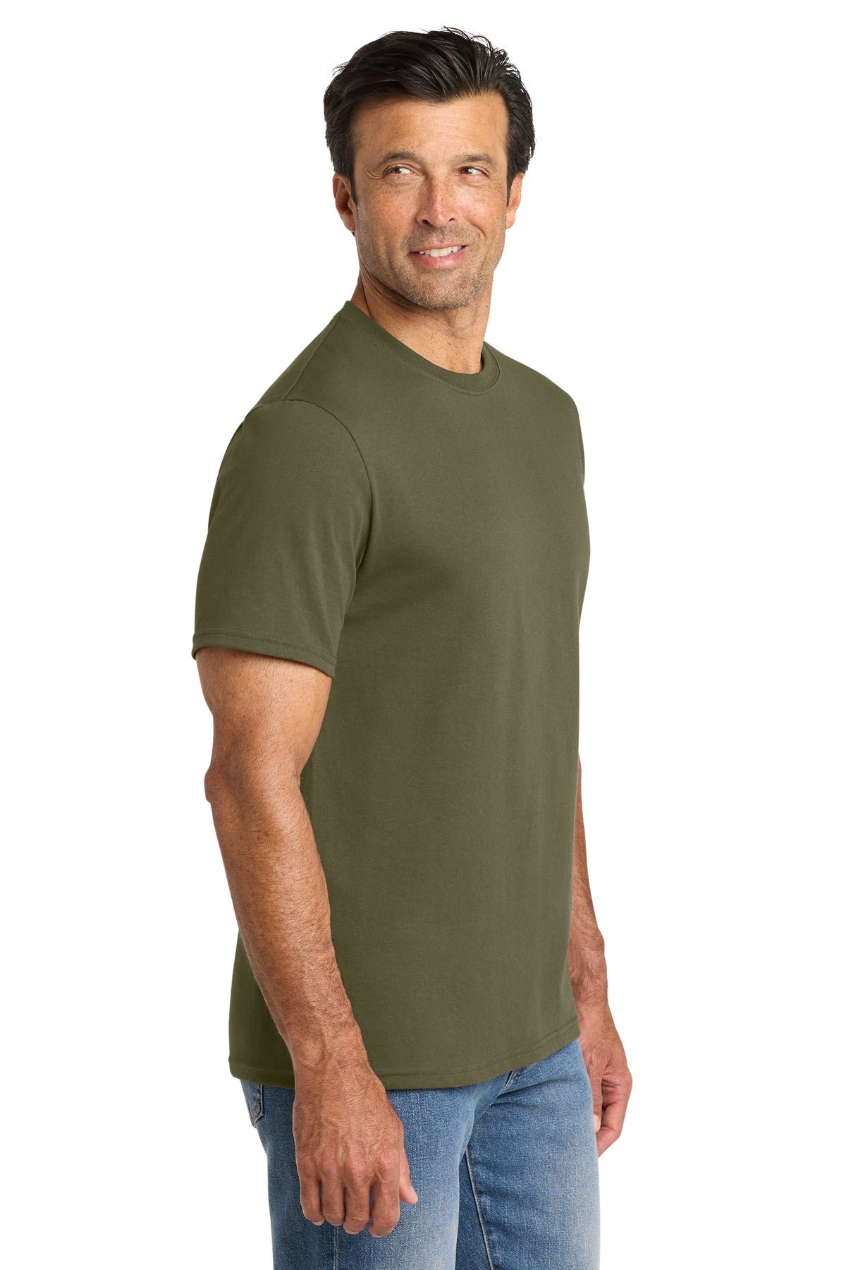 OlvDrabGn Volunteer Knitwear All-American Tee VL100