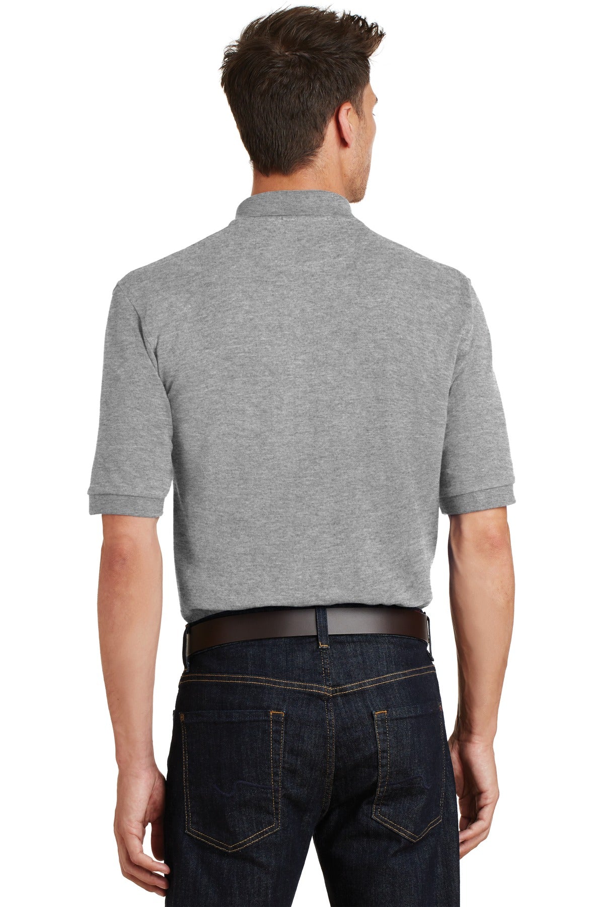 Oxford Port Authority Heavyweight Cotton Pique Polo with Pocket. K420P