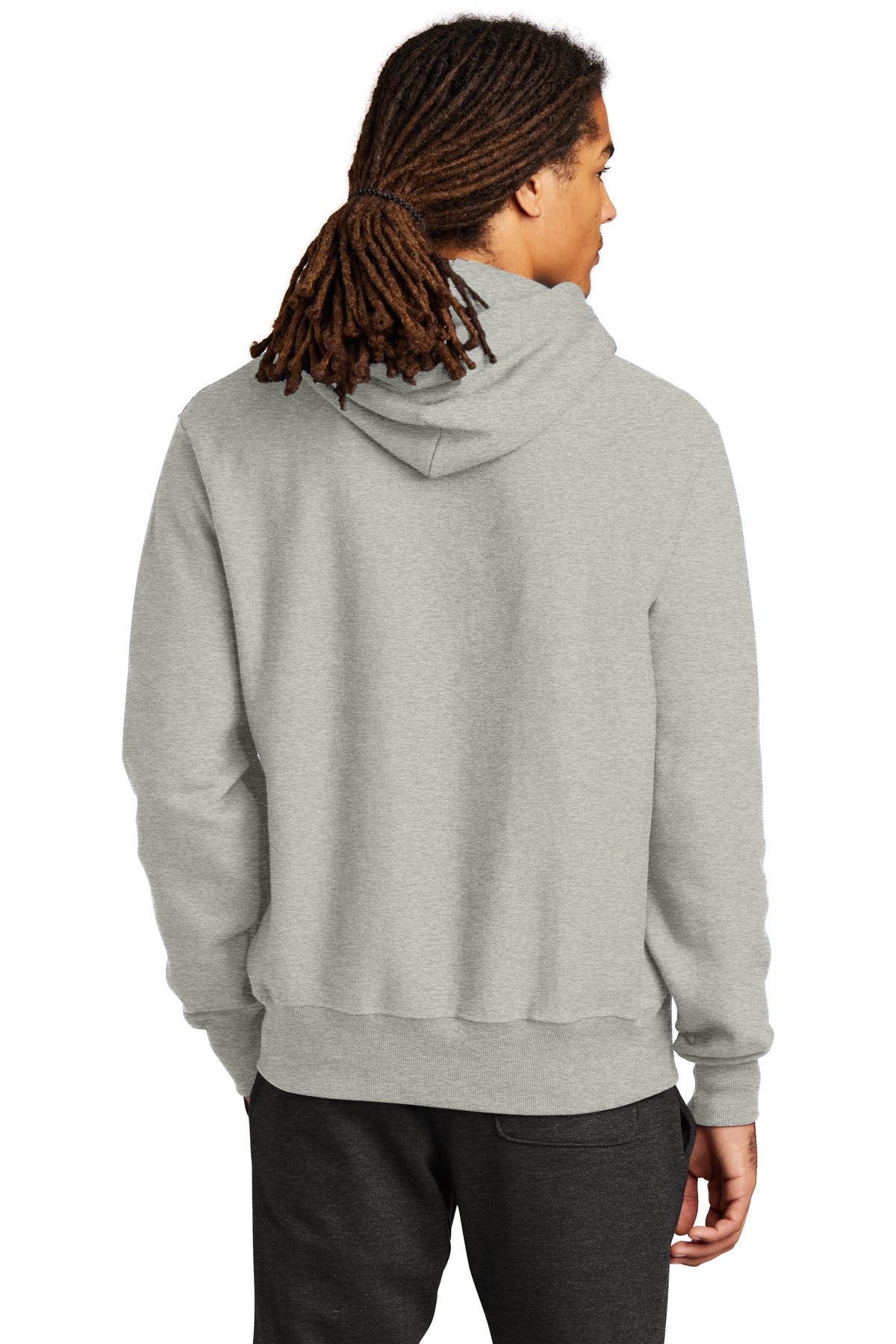 OxfordGrey Champion Reverse Weave Hooded Sweatshirt S101