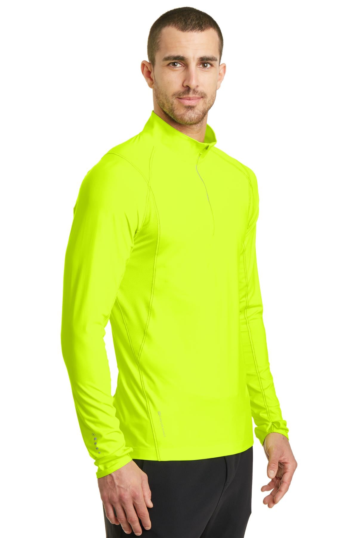 Pace Yellow OGIO Nexus 1/4-Zip Pullover. OE335