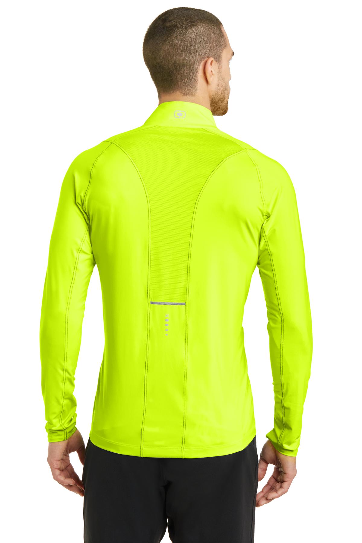 Pace Yellow OGIO Nexus 1/4-Zip Pullover. OE335