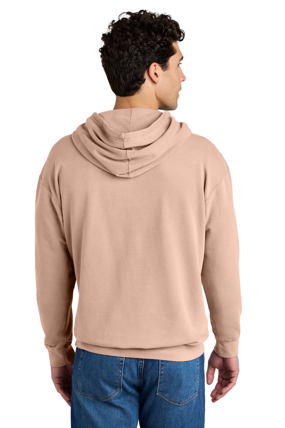 Peachy Comfort Colors Lightweight Hooded Sweatshirt 1467