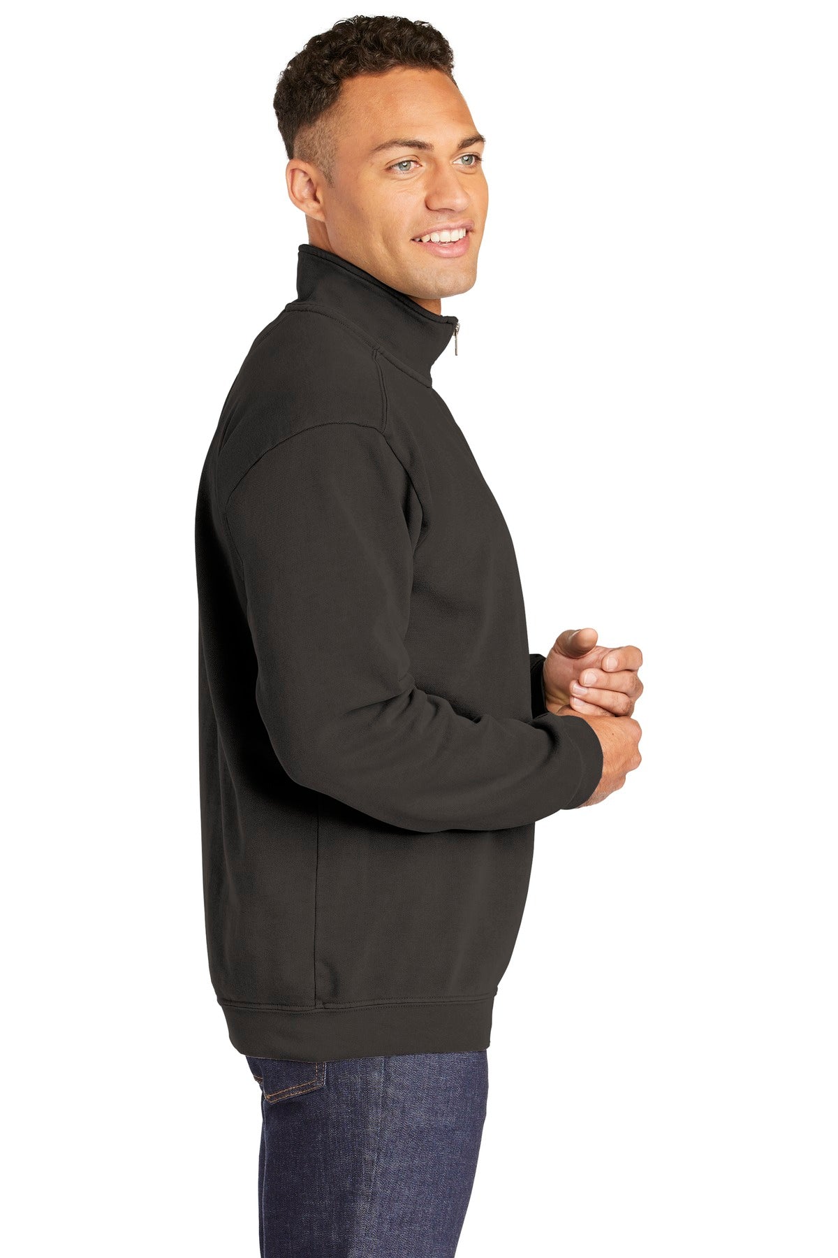 Pepper COMFORT COLORS Ring Spun 1/4-Zip Sweatshirt. 1580