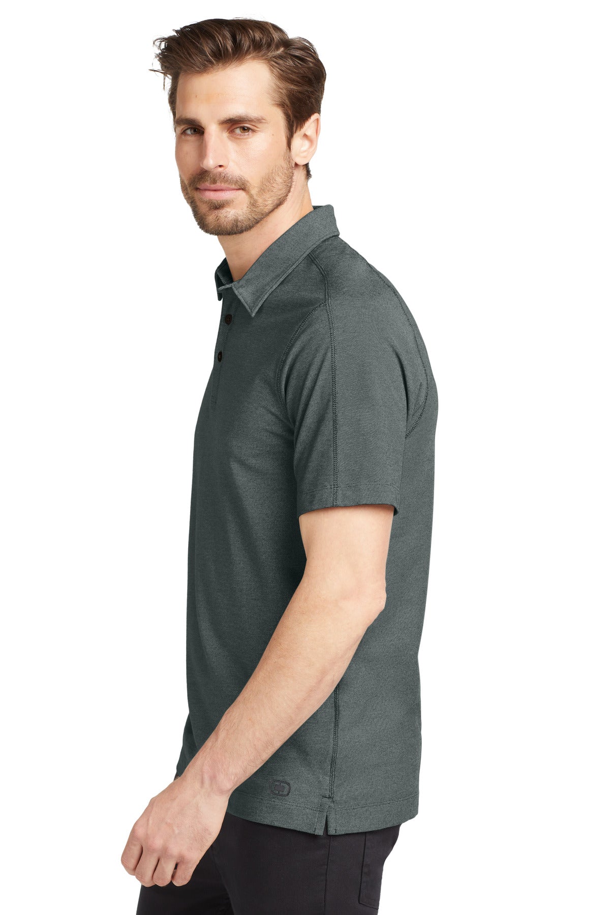 Petrol Grey OGIO Onyx Polo. OG126