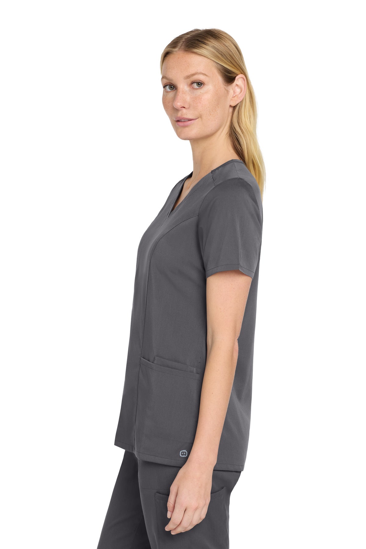 Pewter Wink Women's Premiere Flex V-Neck Top WW4168