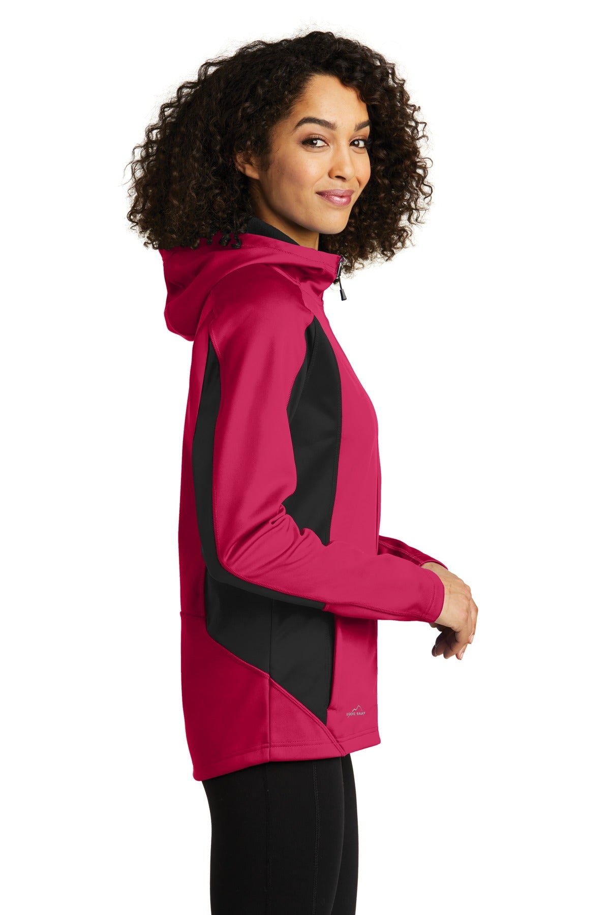 Pink Lot/Gy St Eddie Bauer Women's Trail Soft Shell Jacket. EB543