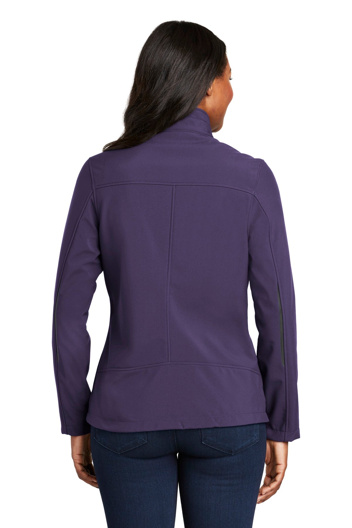 Posh Purple Port Authority Women's Welded Soft Shell Jacket. L324