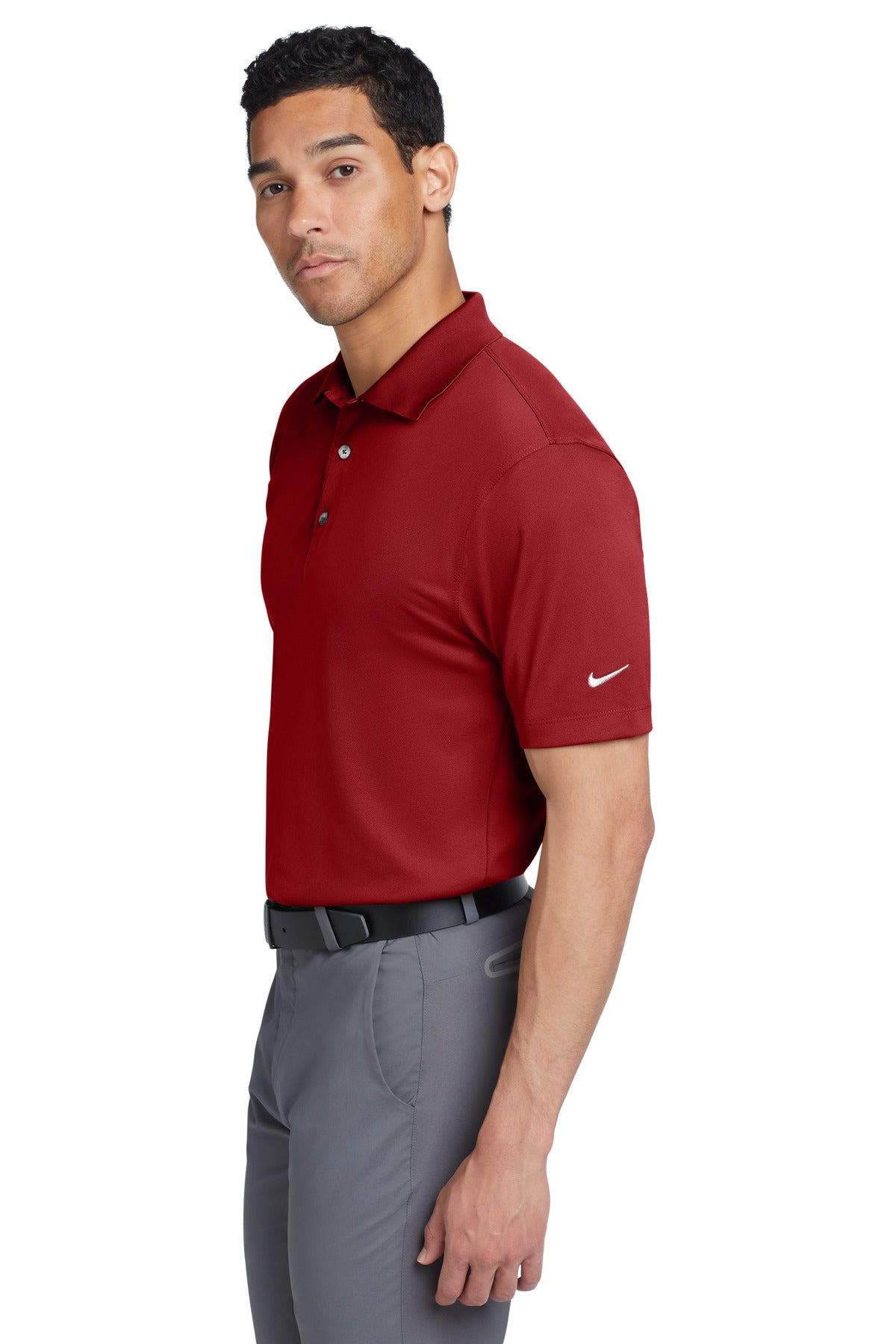 Pro Red Nike Tech Basic Dri-FIT Polo. 203690