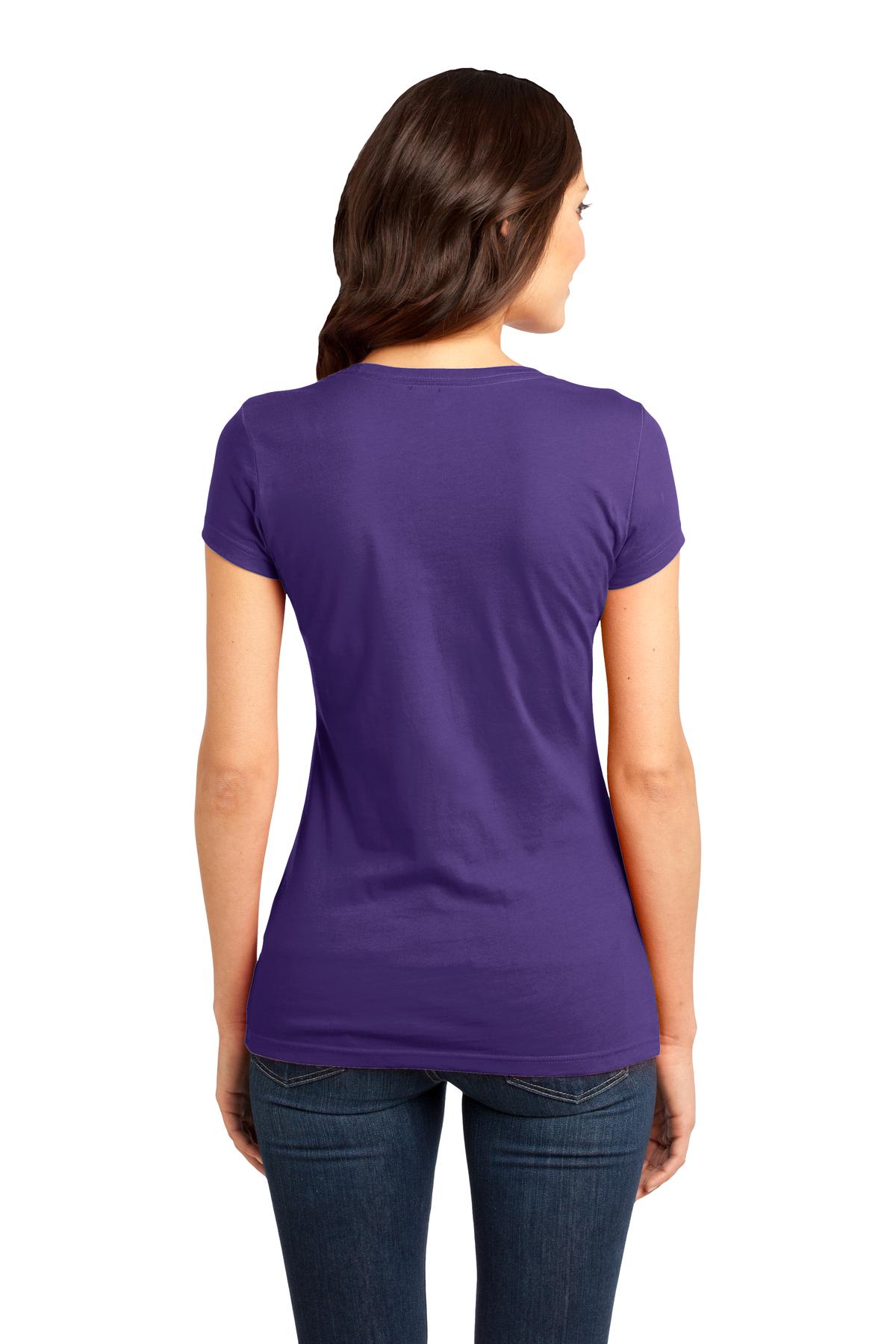 Purple District Women's Fitted Very Important Tee . DT6001