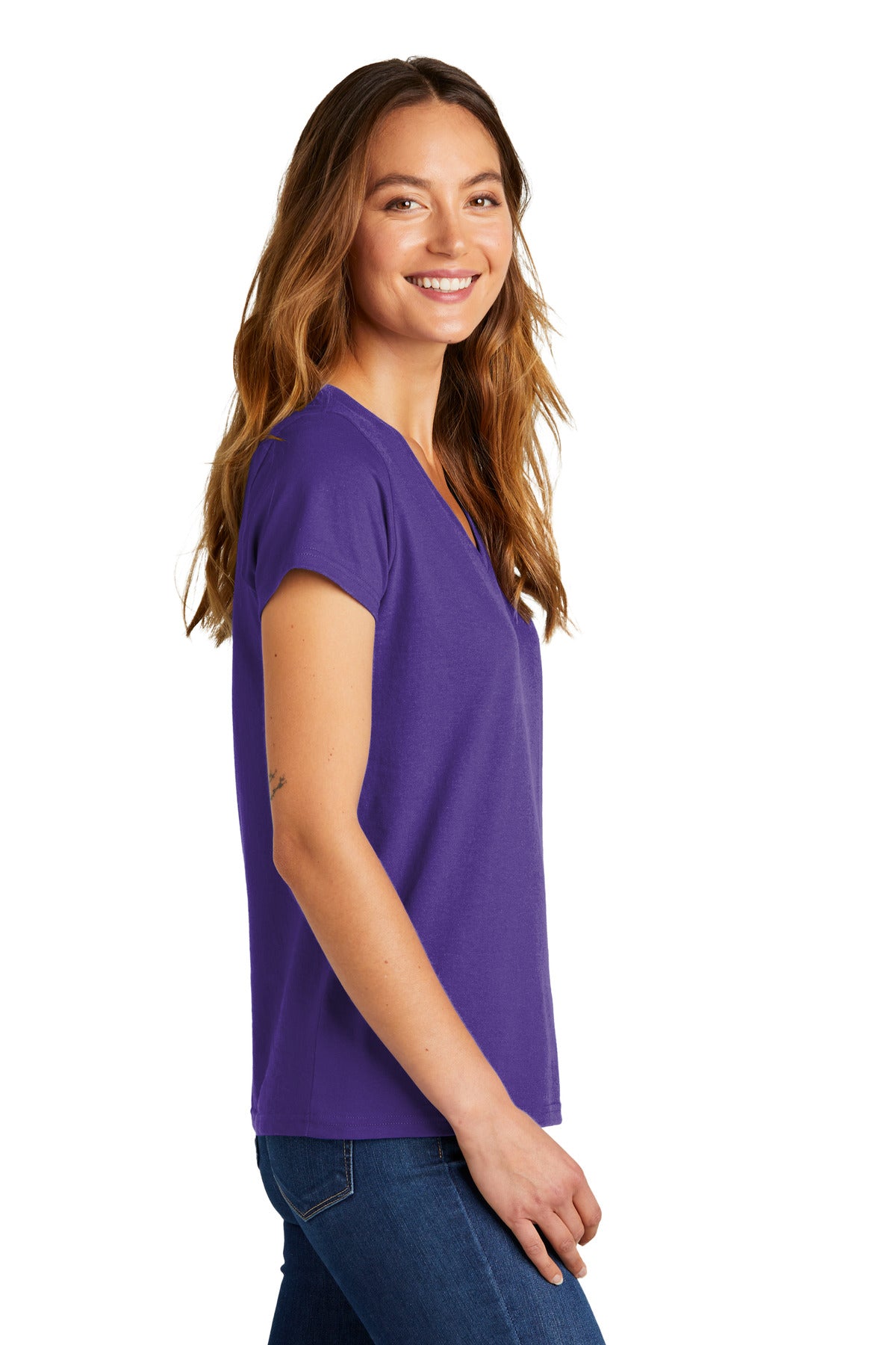 Purple District Women's The Concert Tee V-Neck DT5002