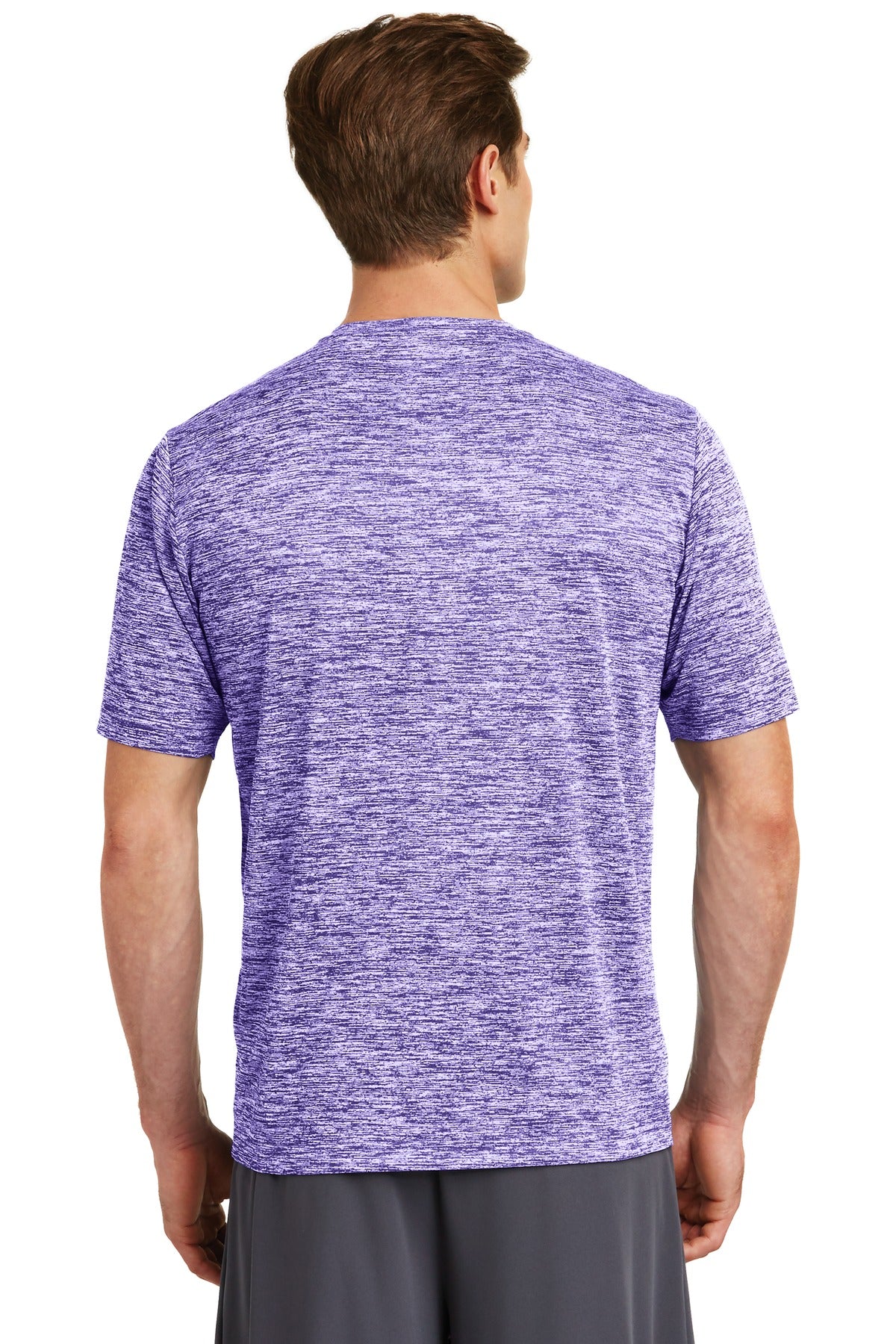 Purple Electrc Sport-Tek PosiCharge Electric Heather Tee. ST390