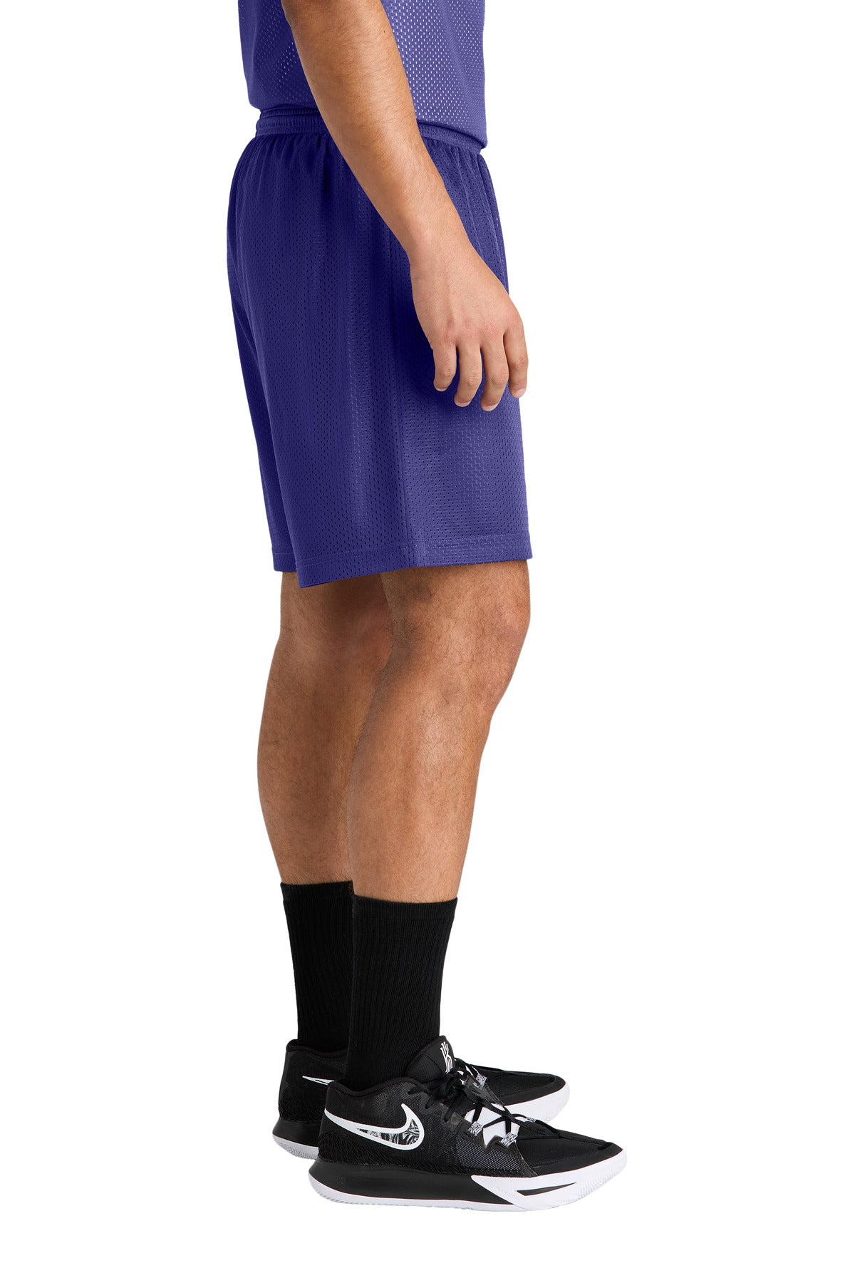 Purple Sport-Tek PosiCharge Mesh 7" Short ST5100