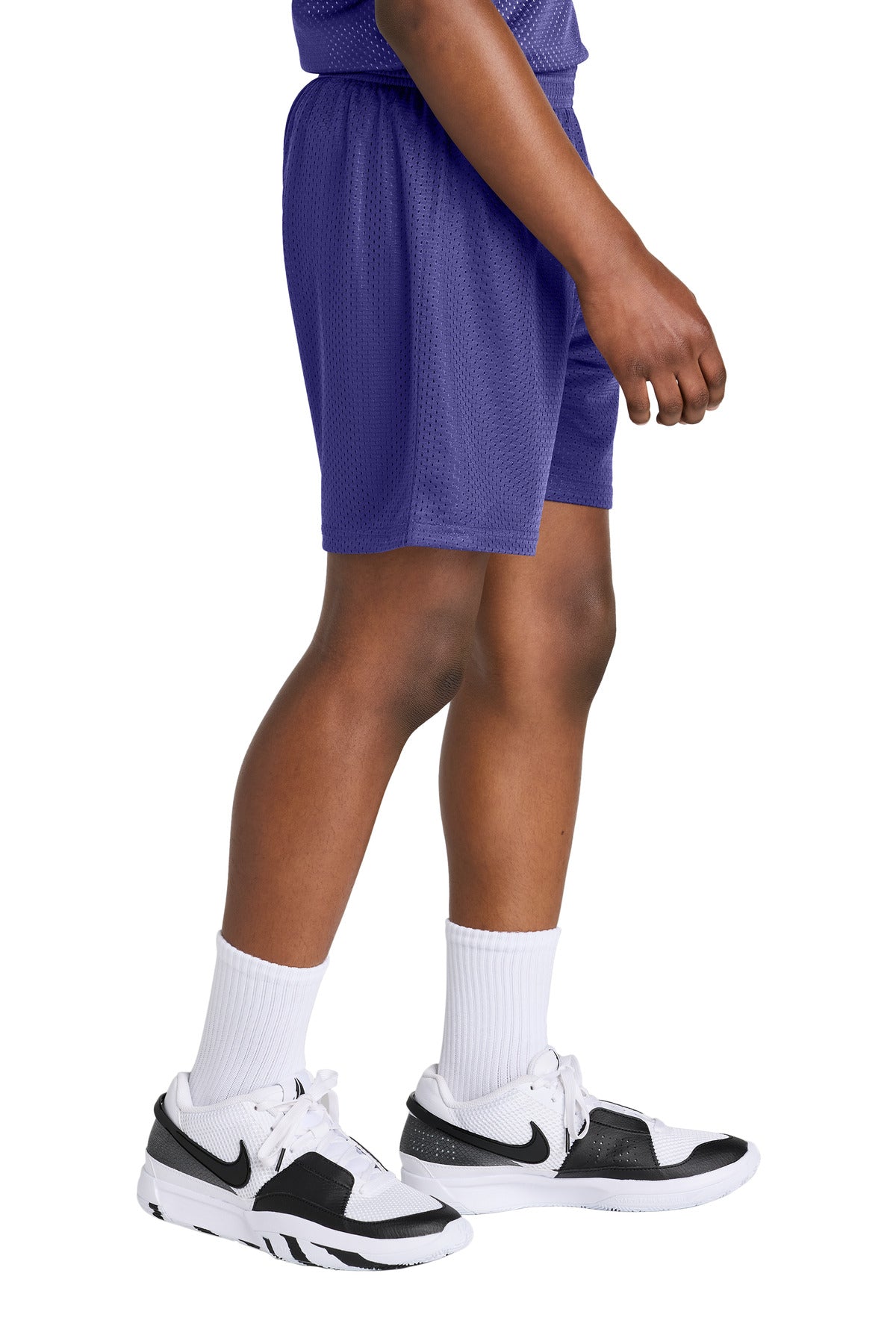 Purple Sport-Tek Youth PosiCharge Mesh 5" Short YST5100