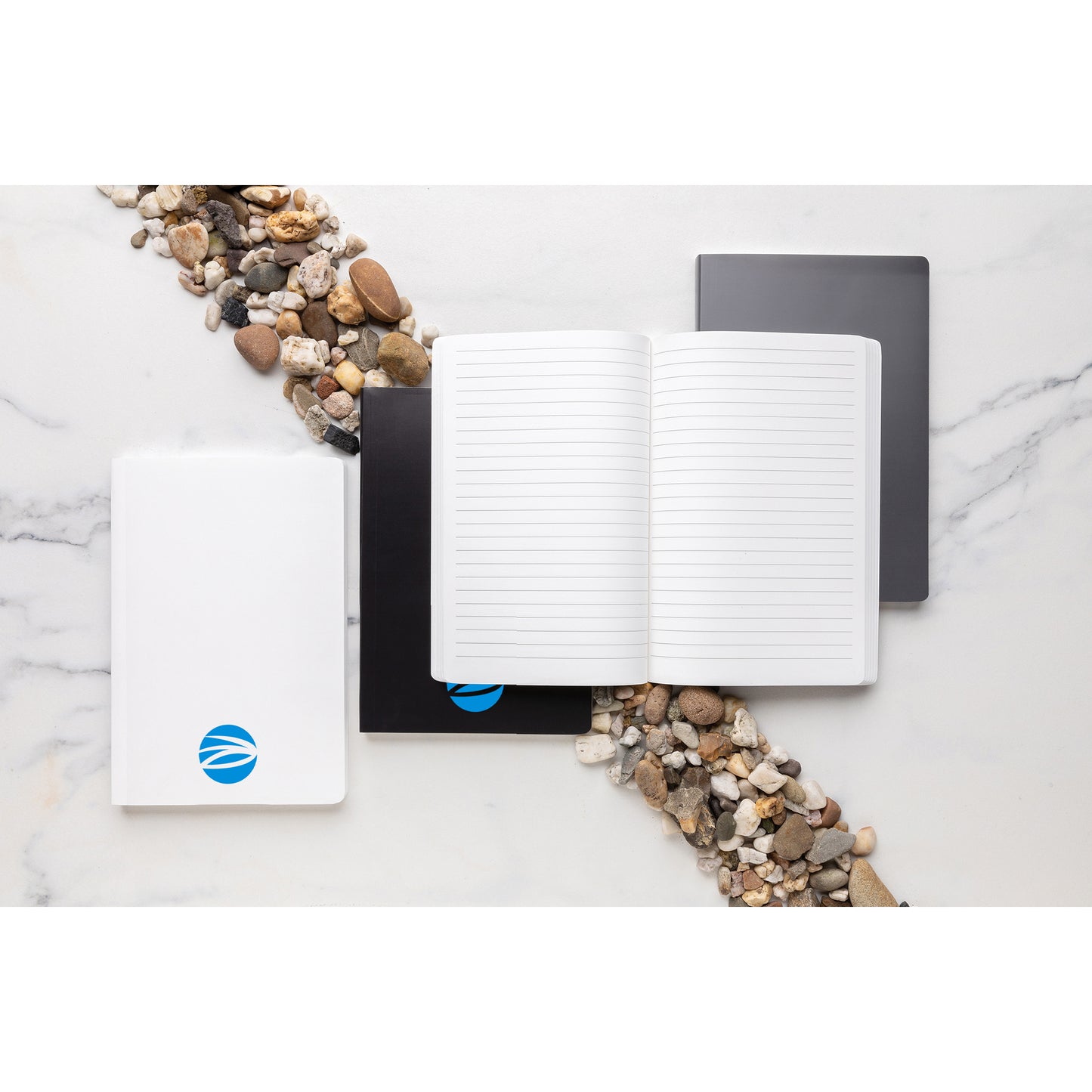 Black Impact Softcover Stone Paper Notebook A5