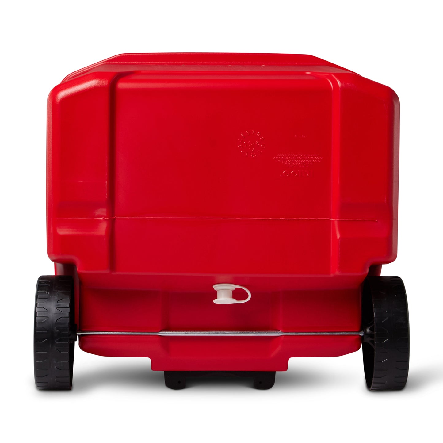 White-Red Star Igloo® Profile II 60 Qt Roller Cooler