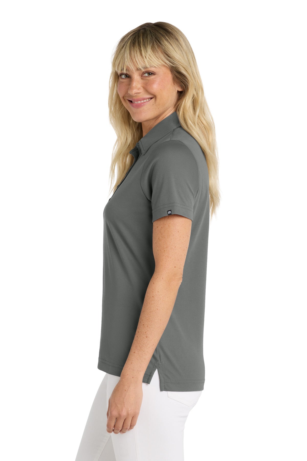 QuiShaGrey TravisMathew Women's Oceanside Solid Polo TM1WW001