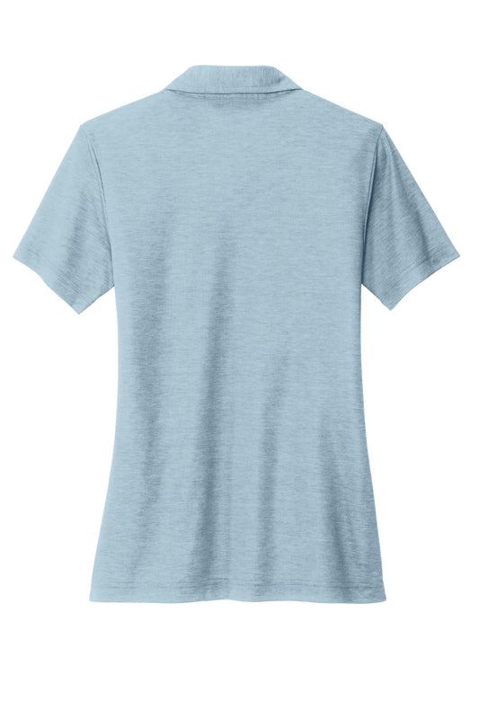 Rear View of AllureHthr TravisMathew Women's Oceanside Heather Polo TM1WW002